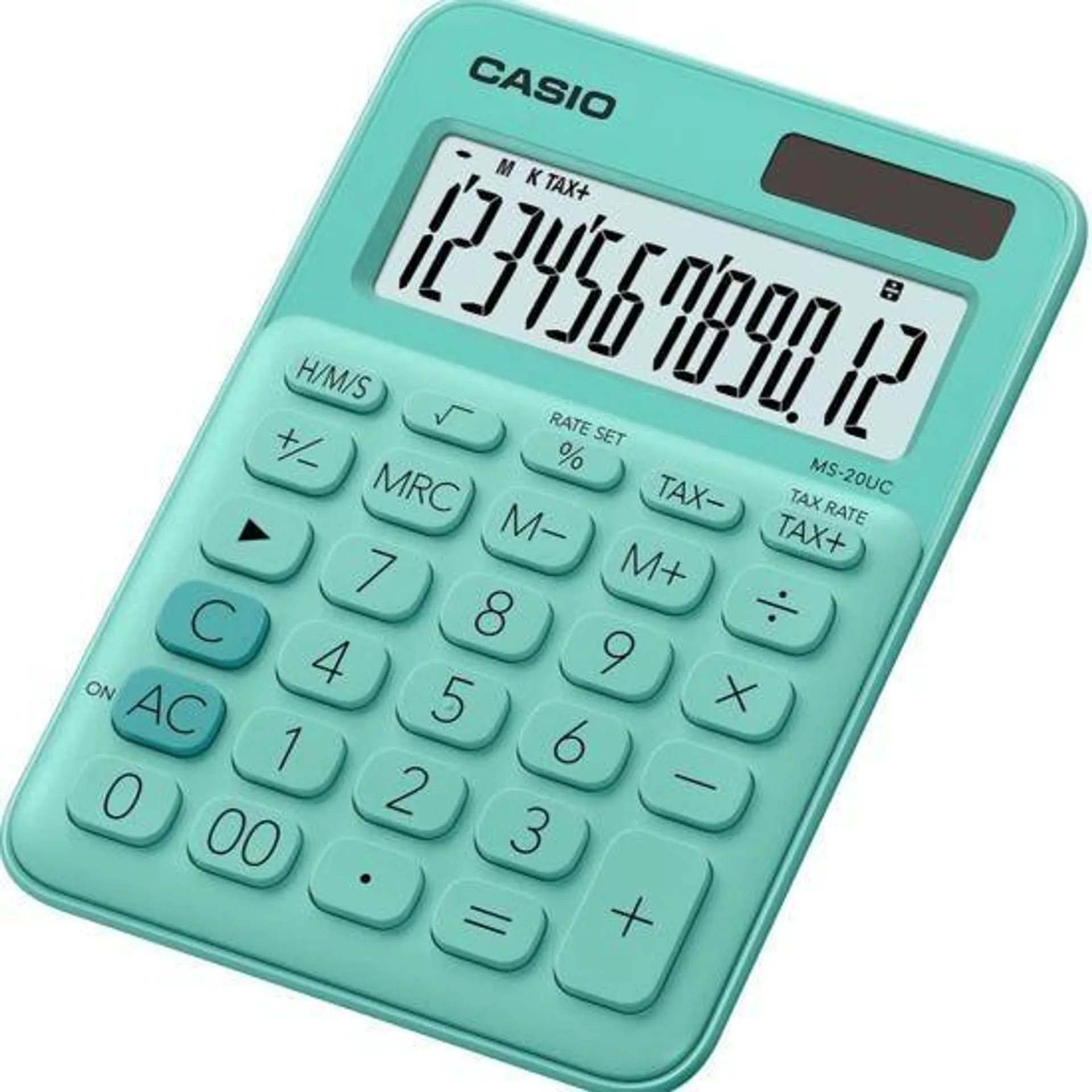 Casio MS-20UC-GN 12 Digit Calculator Green