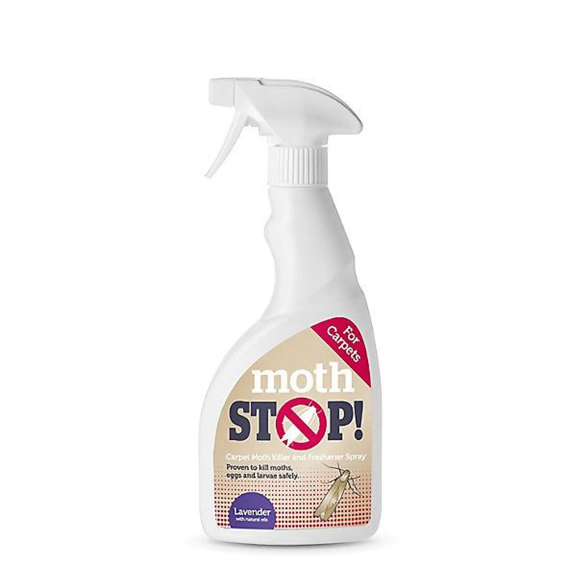 Moth Stop Carpet Moth Killer and Freshener Spray 500ml