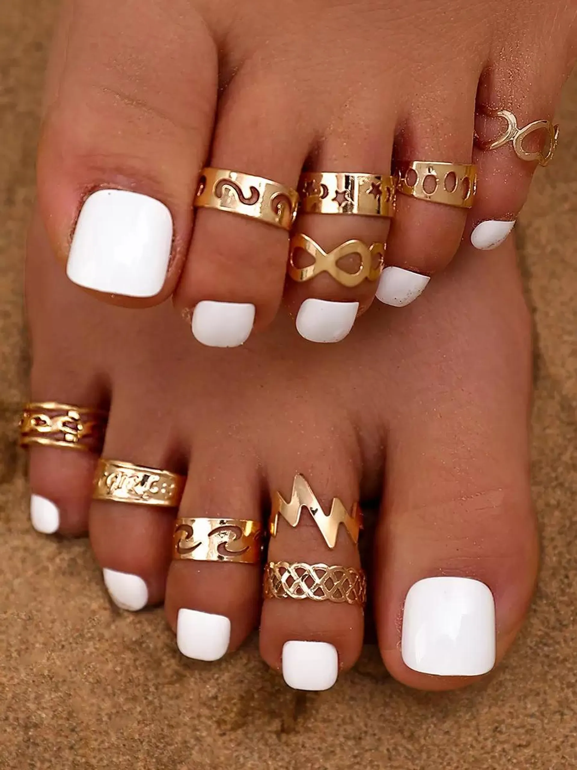 Toe Ring Gold Metal Daily Casual Adult's Women's Jewelry