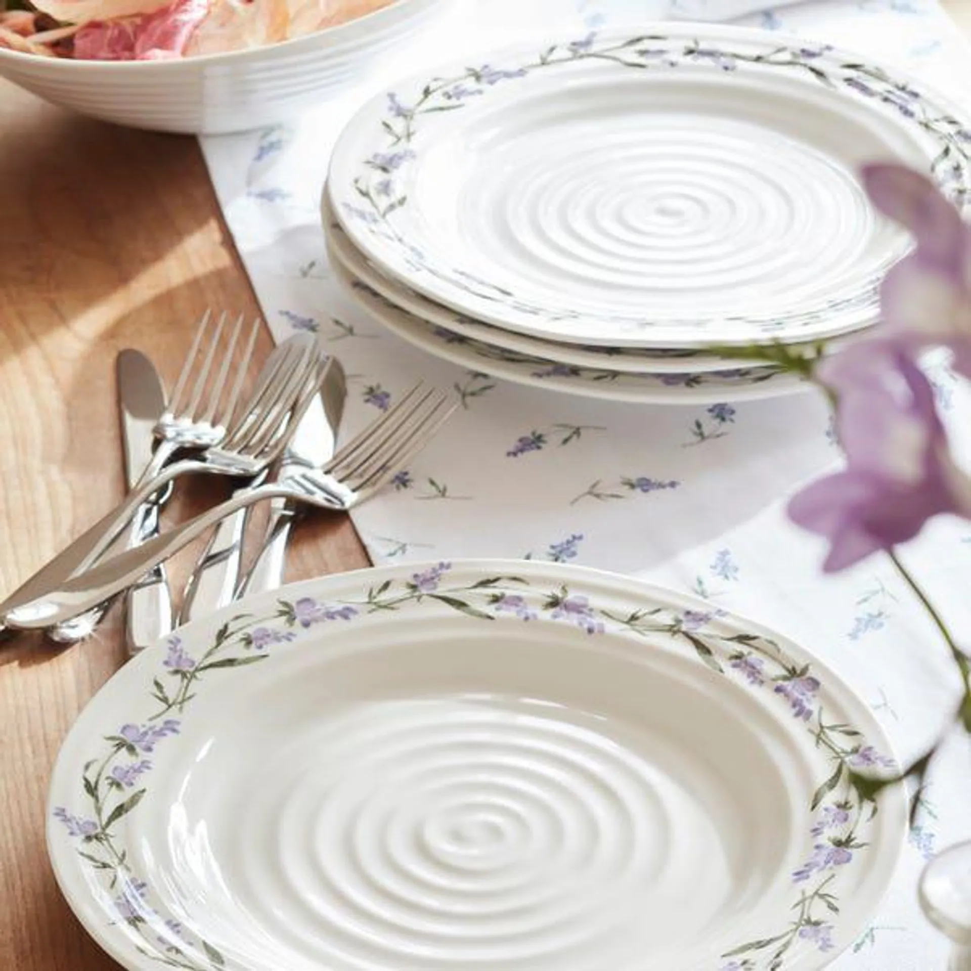 Sophie Conran Lavandula Set of 4 Dinner Plates