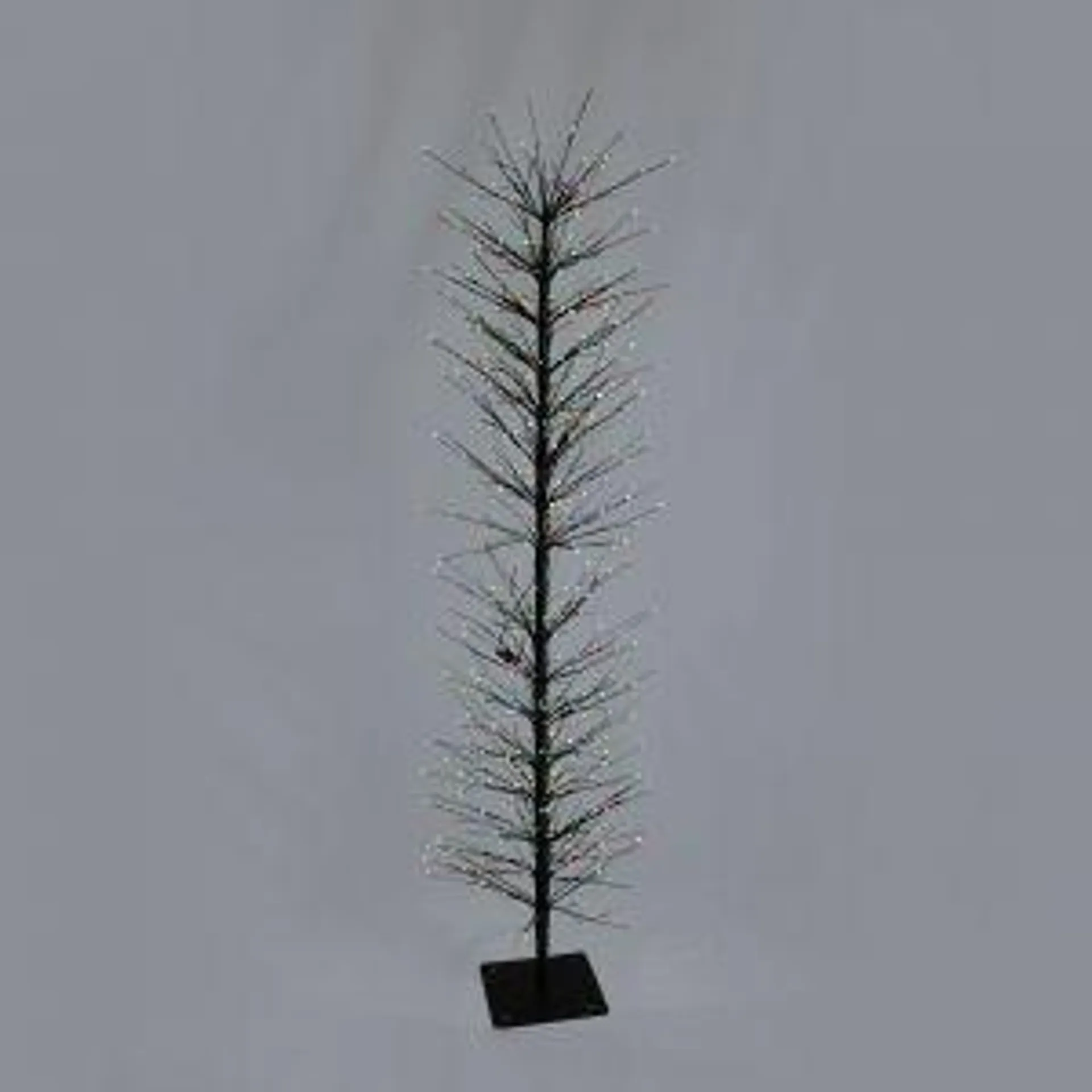 1.2m Black Twig Tree With 400 Flashing Blubs