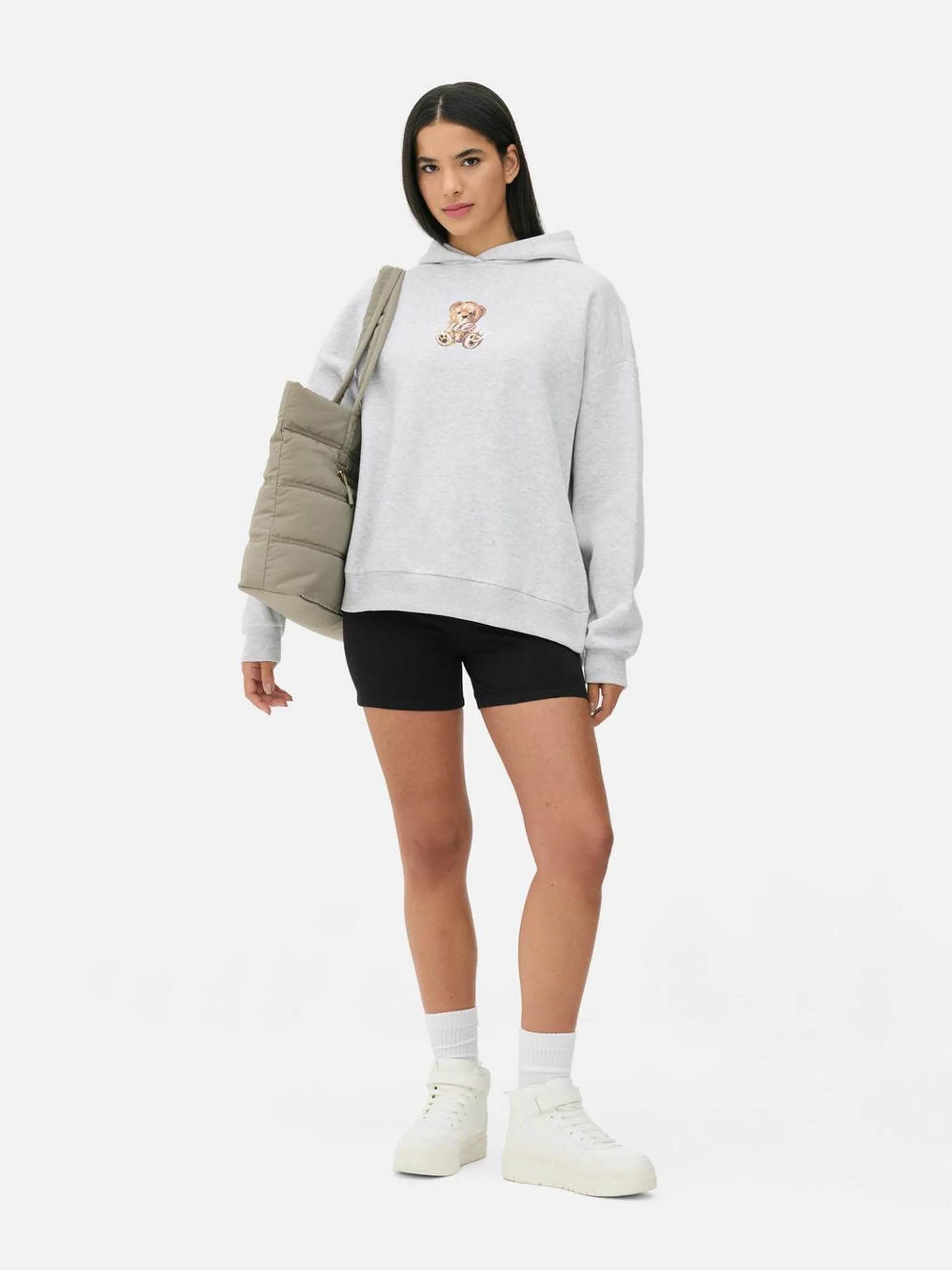 Teddy Bear Graphic Hoodie