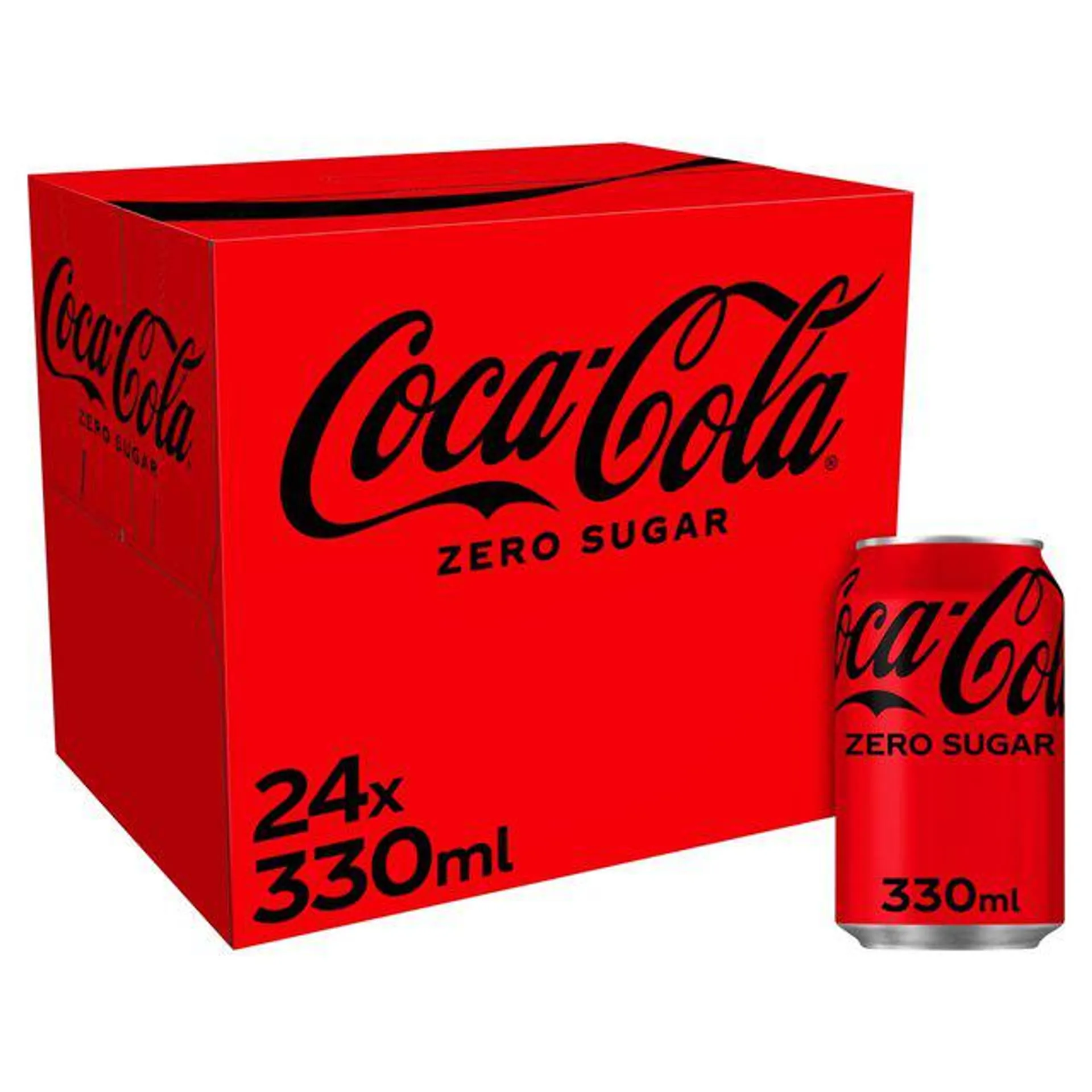 Coca-Cola Zero Sugar Cans 24 x 330ml