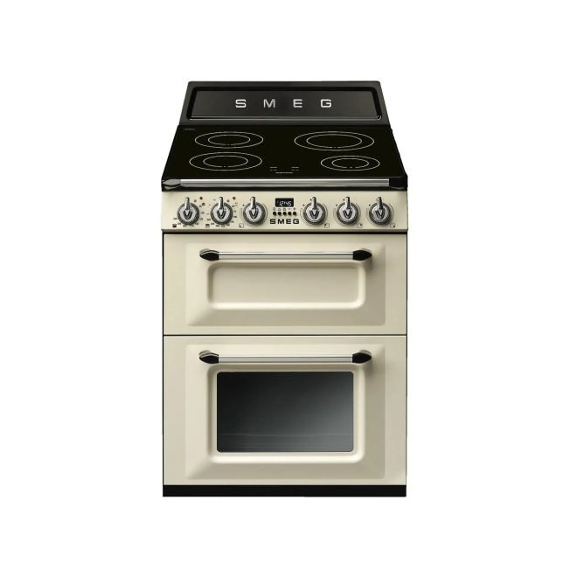 Smeg Victoria 60cm Double Oven Electric Cooker - Cream