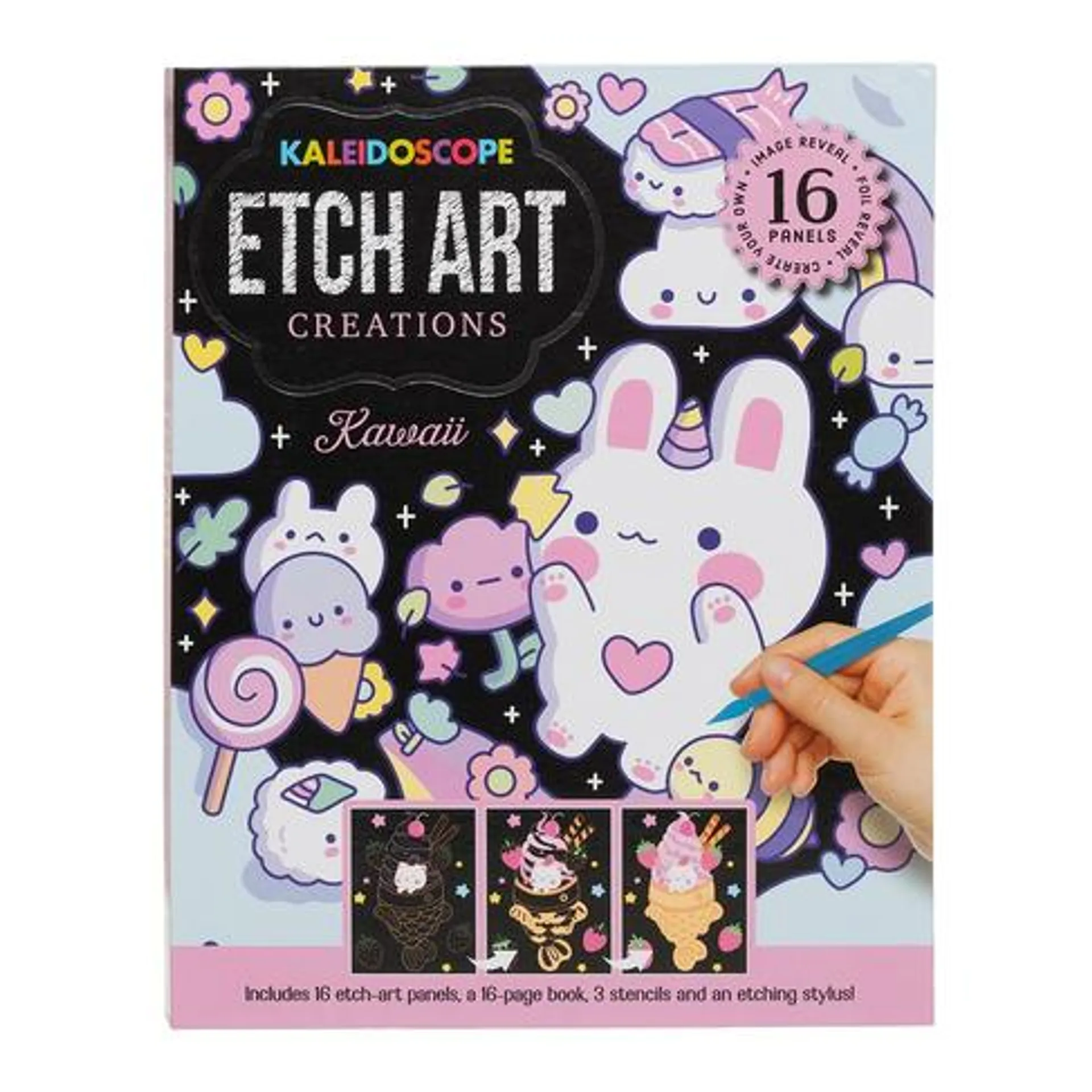 Kaleidoscope Etch Art Creations Kawaii