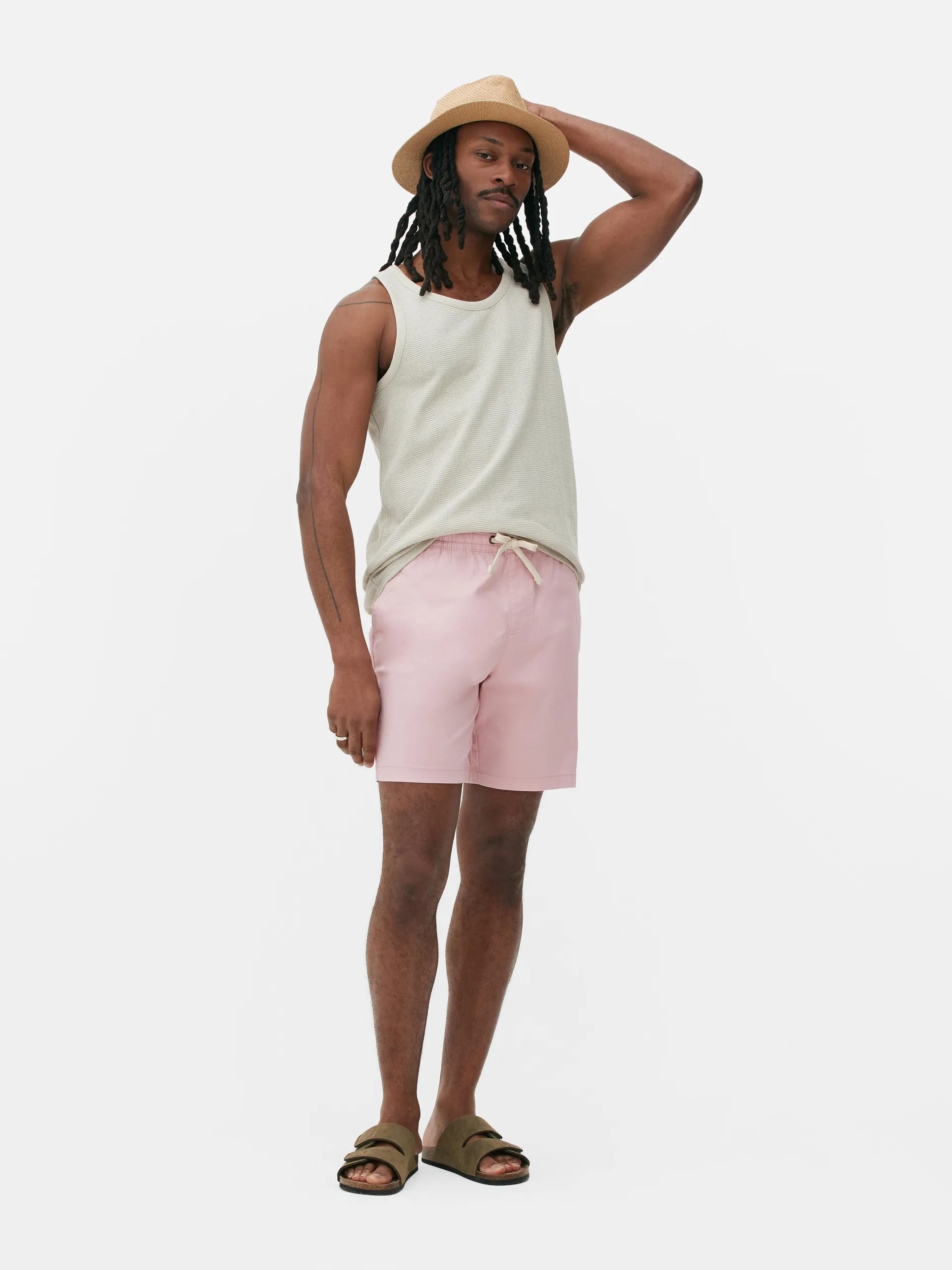 Drawstring Bermuda Shorts