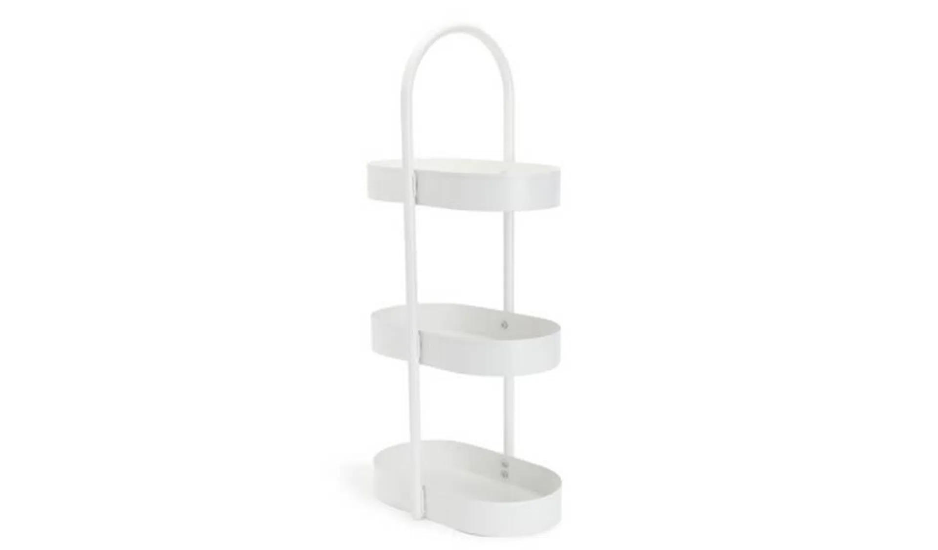 Habitat 3 Tier Slimlime Caddy - White