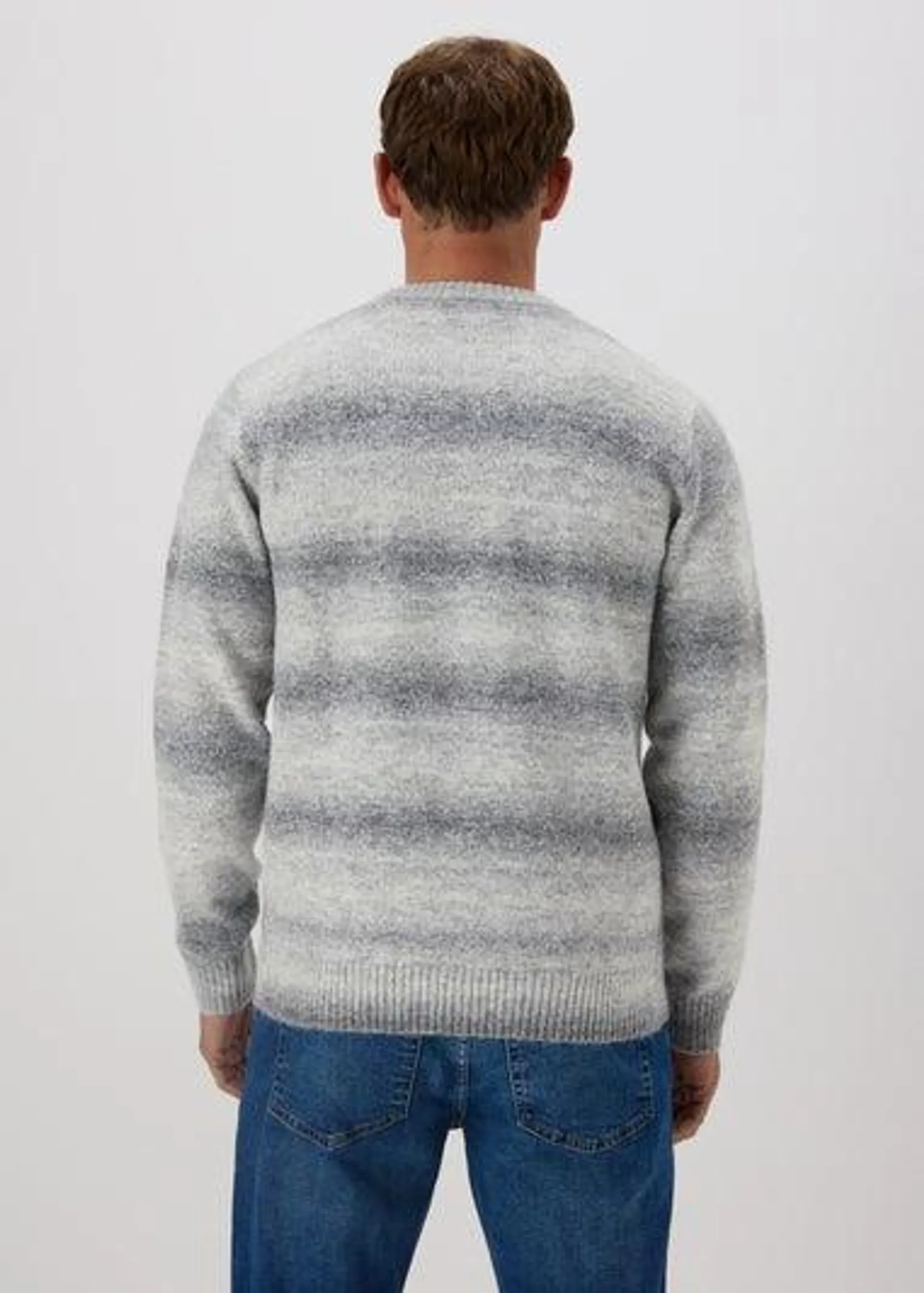 Grey Ombre Knit Jumper