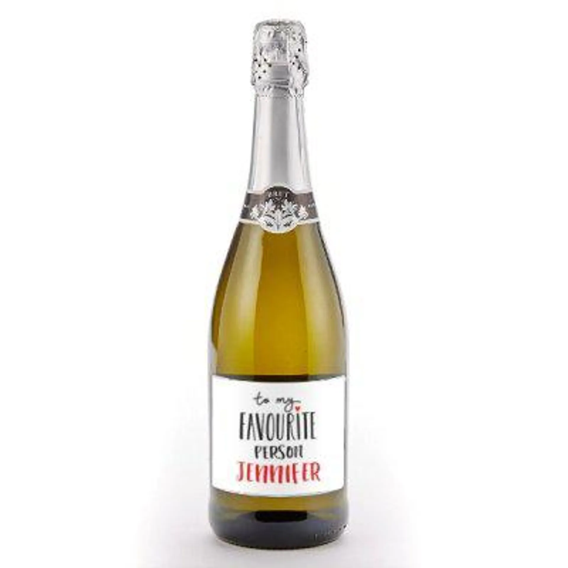 'To My Favourite Person' Personalised Prosecco 75cl