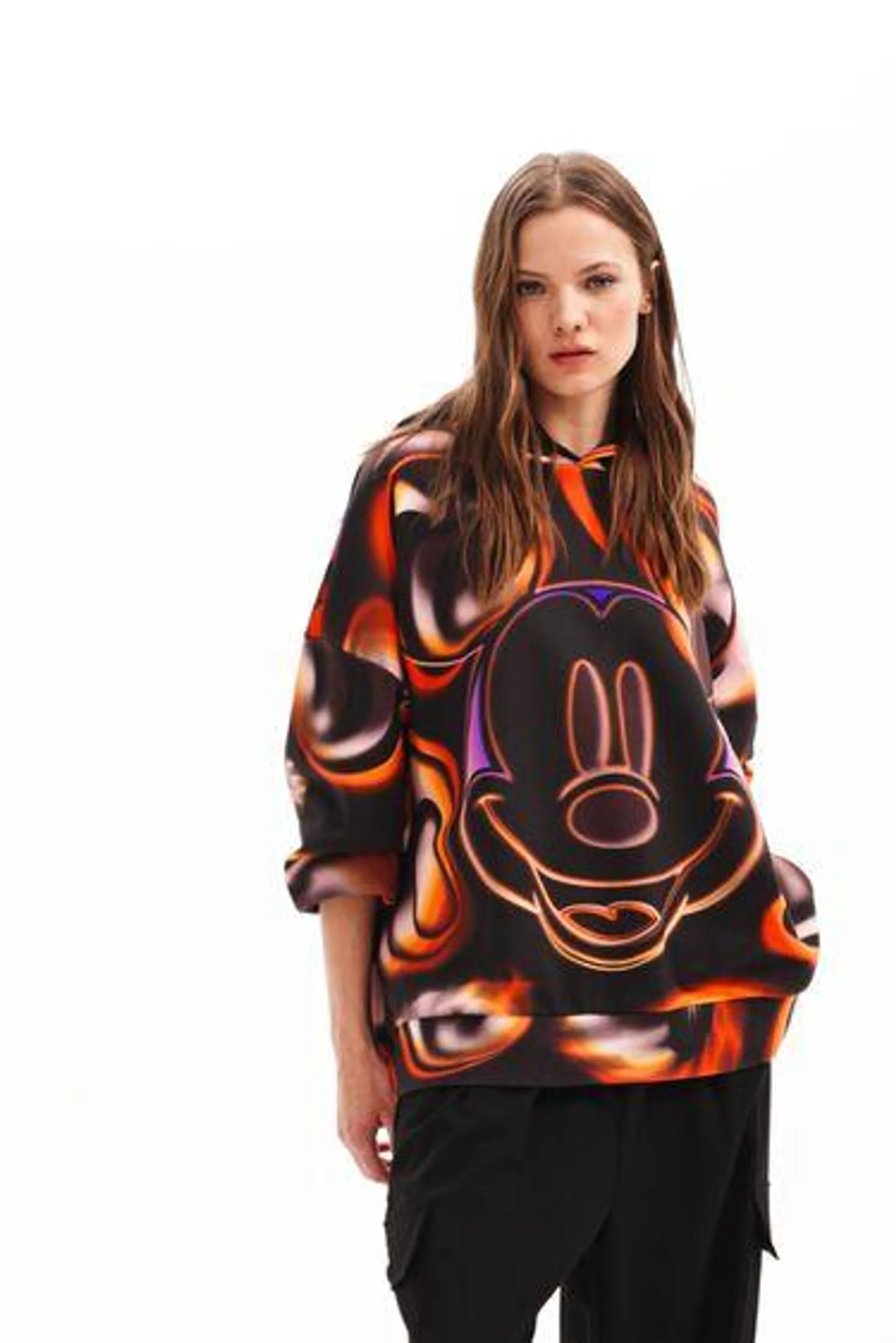 Oversize Mickey Mouse hoodie