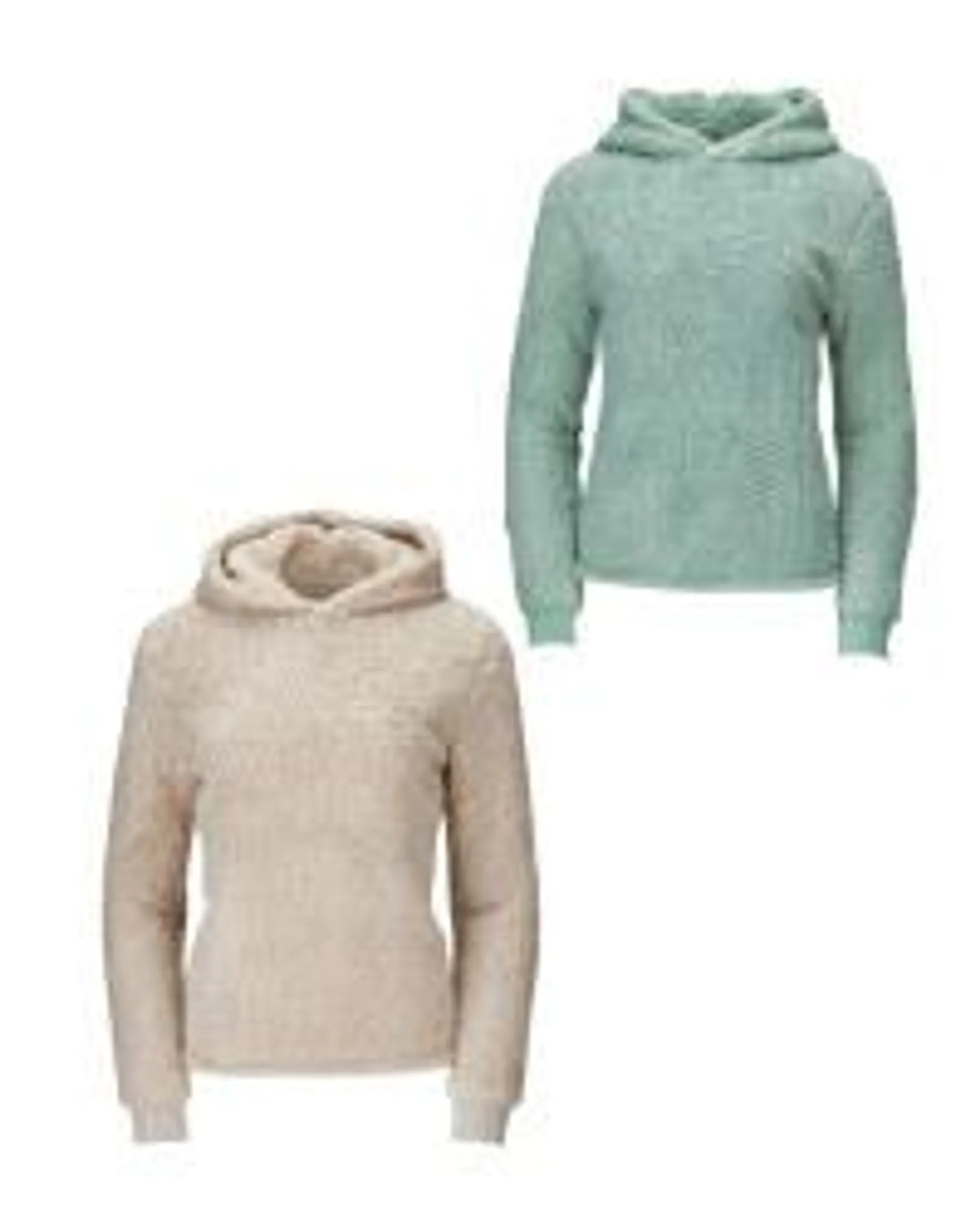 Ladies' Avenue Borg Hoody