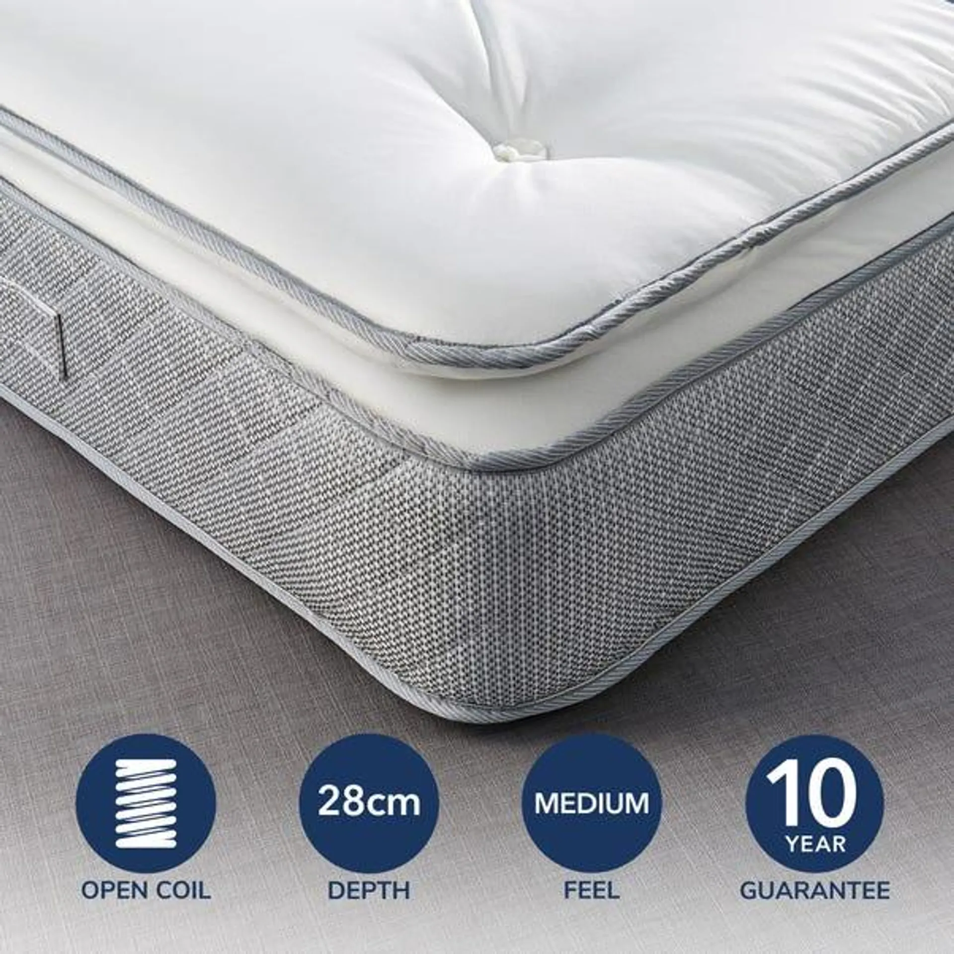 Fogarty Just Right Pillow Top Orthopaedic Open Coil Mattress