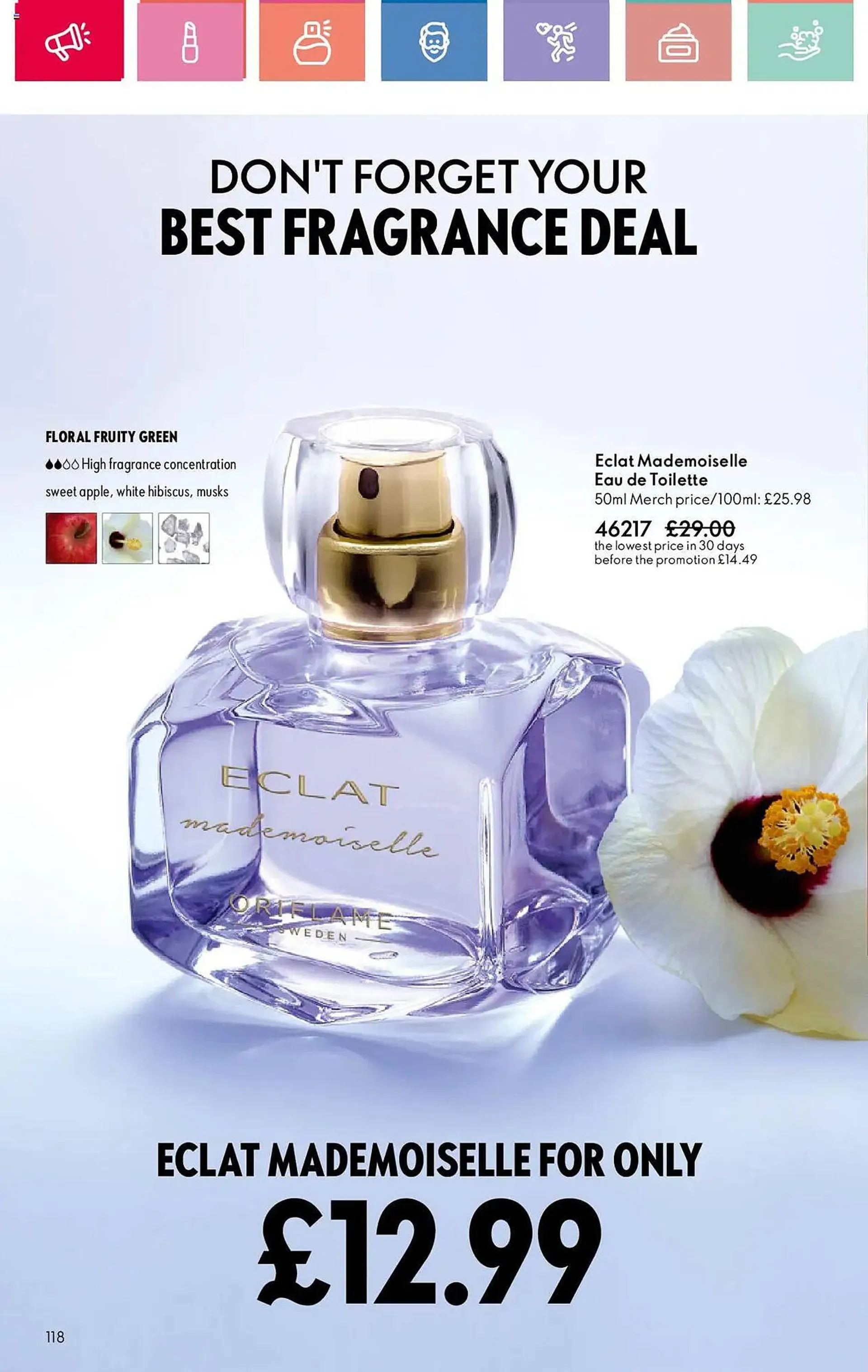 Oriflame leaflet from 3 January to 22 January 2025 - Catalogue Page 118