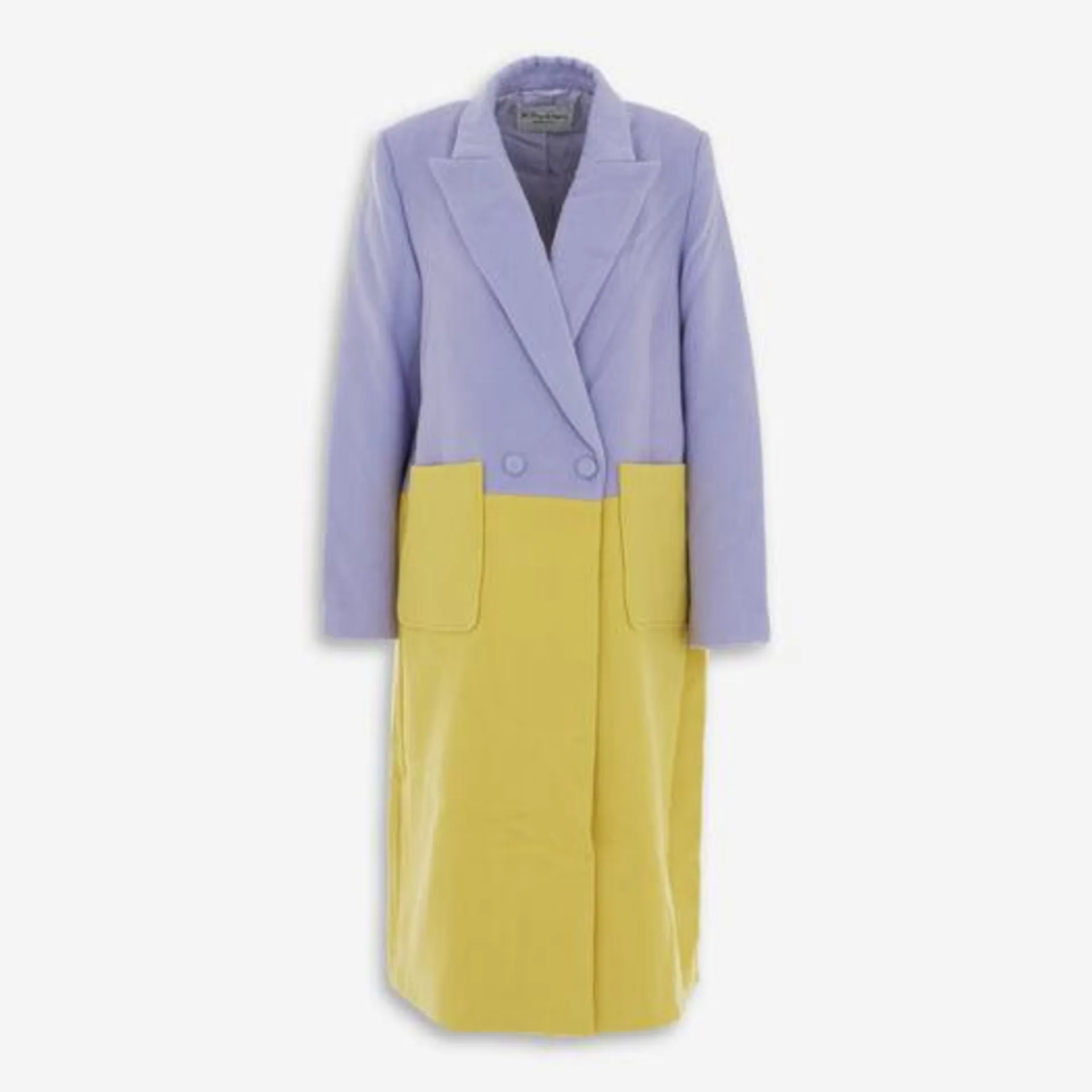 Lilac & Yellow Trench Coat