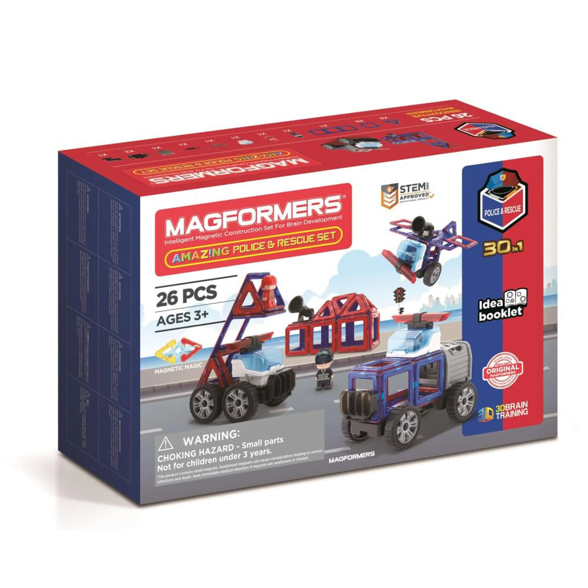 Magformers Amazing Police and Rescue Set 26pc