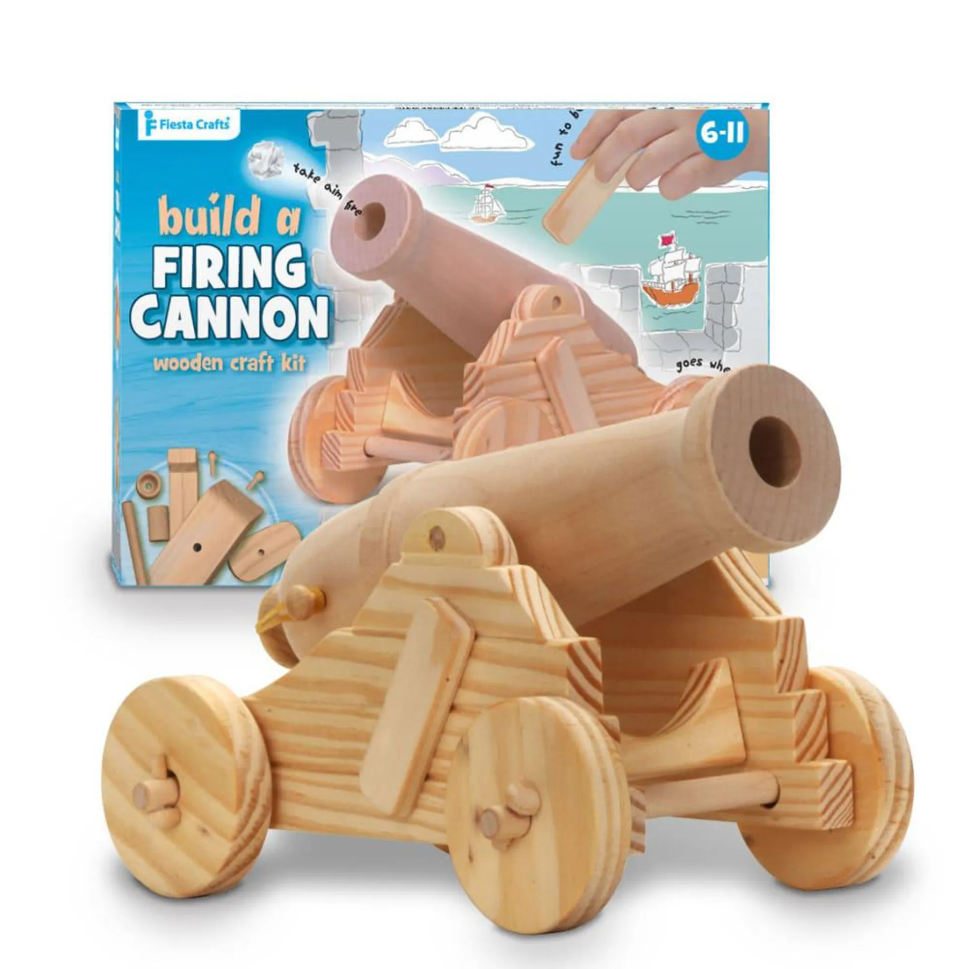 Build a Wooden Firing Canon Kit