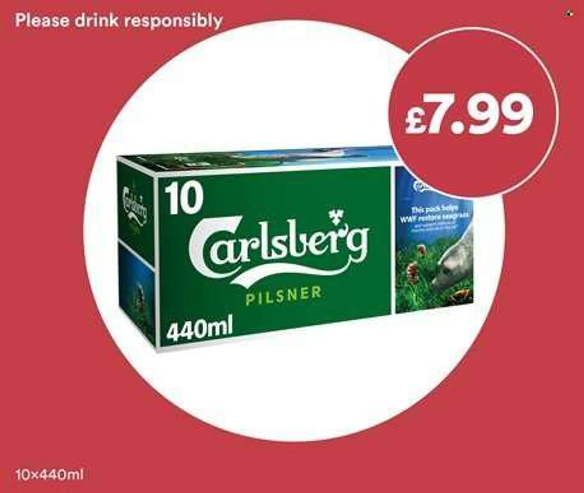 Costcutter offer  - 12/10/2022 - 01/11/2022 - Sales products - Carlsberg. Page 1.