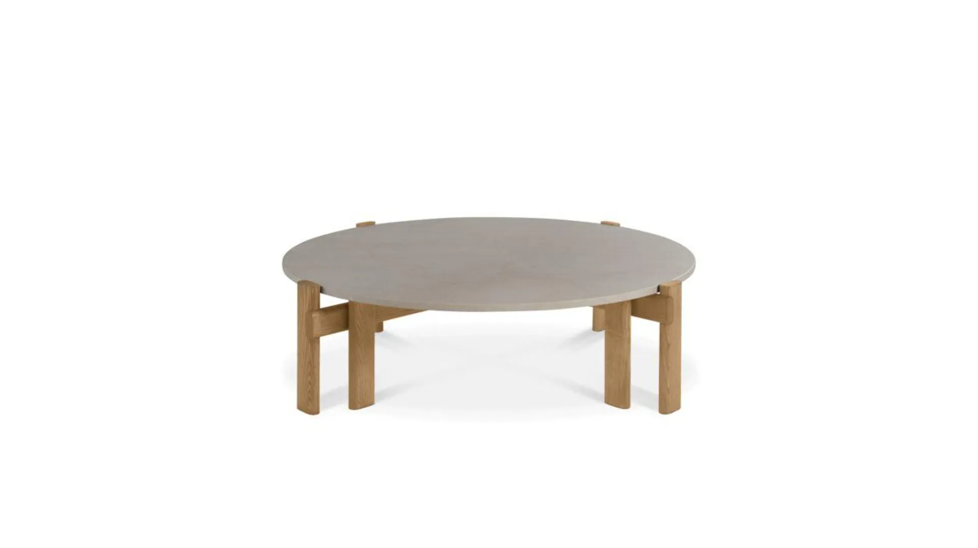 PARIS PANAME round cocktail table - marble top