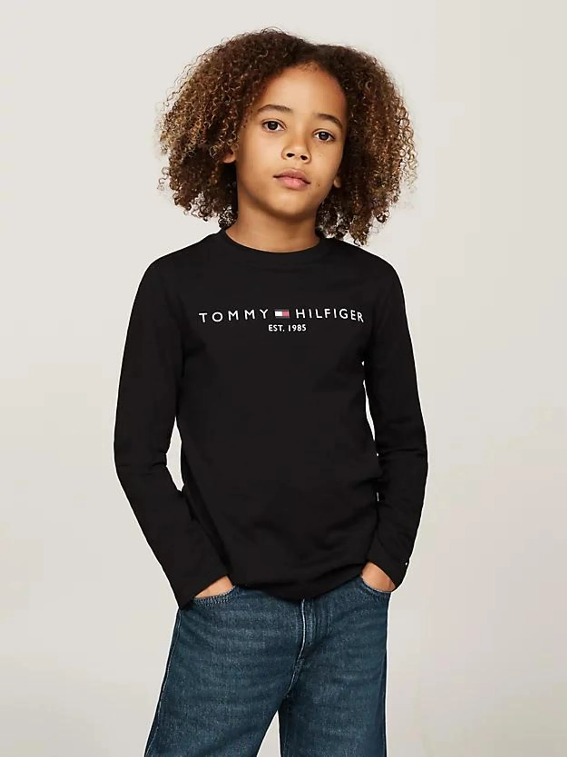 Logo Print Long Sleeve T-Shirt