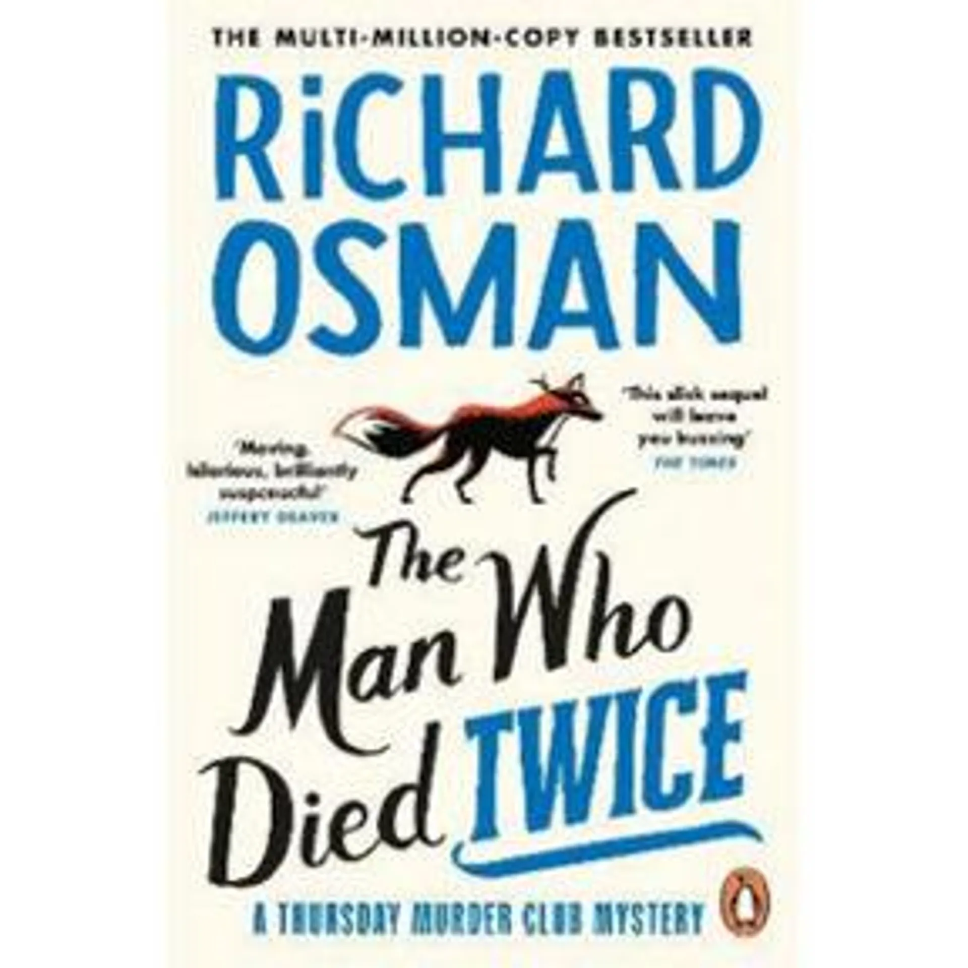 Paperback Man Who Died Twice by Richard Osman