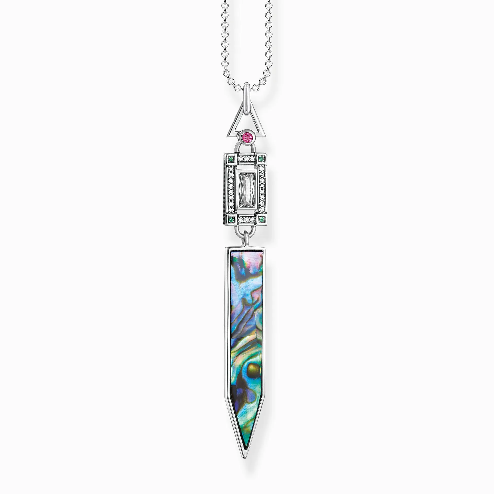 Necklace abalone mother-of-pearl