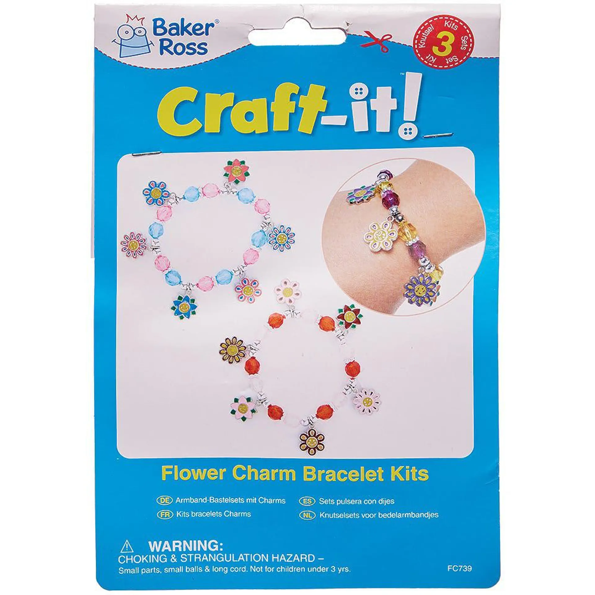 Flower Charm Bracelet Kits