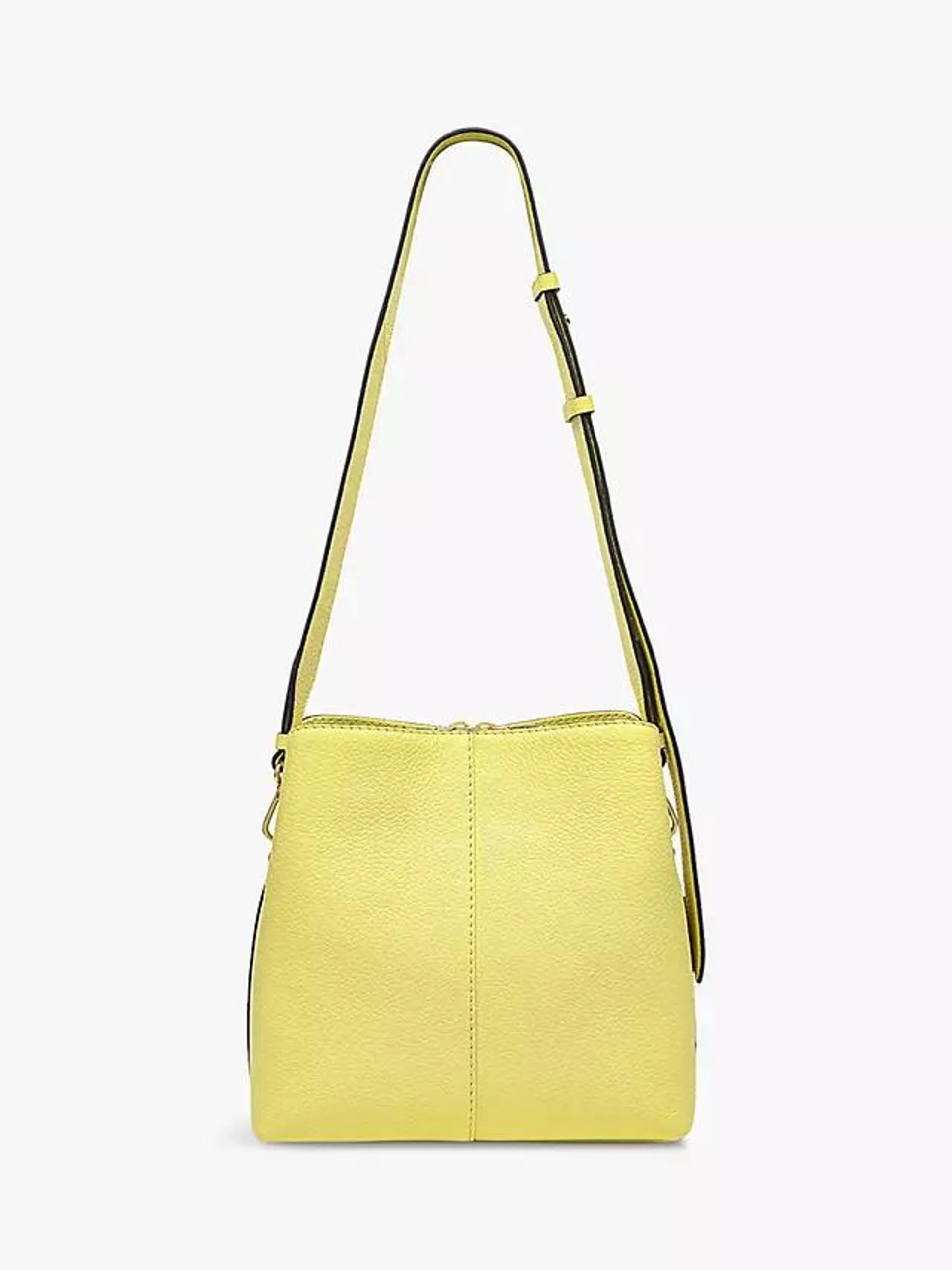 Dukes Place Grained Leather Medium Crossbody Bag