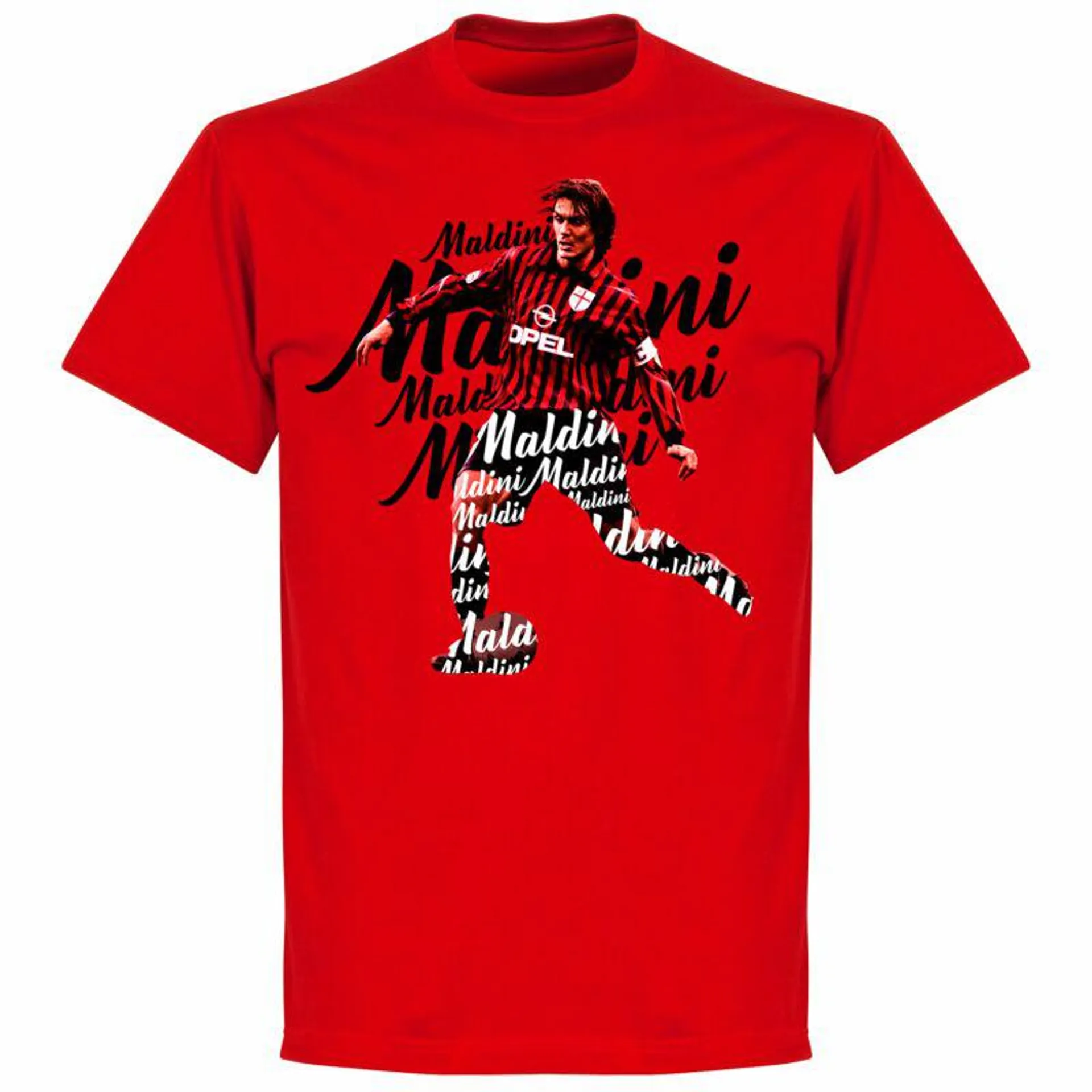 Maldini Script T-shirt - Red