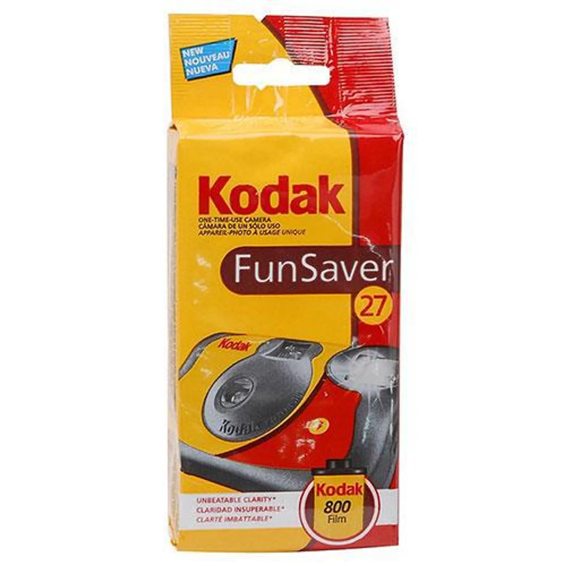 Kodak FunSaver 35mm Single Use Camera with 27 Exposures