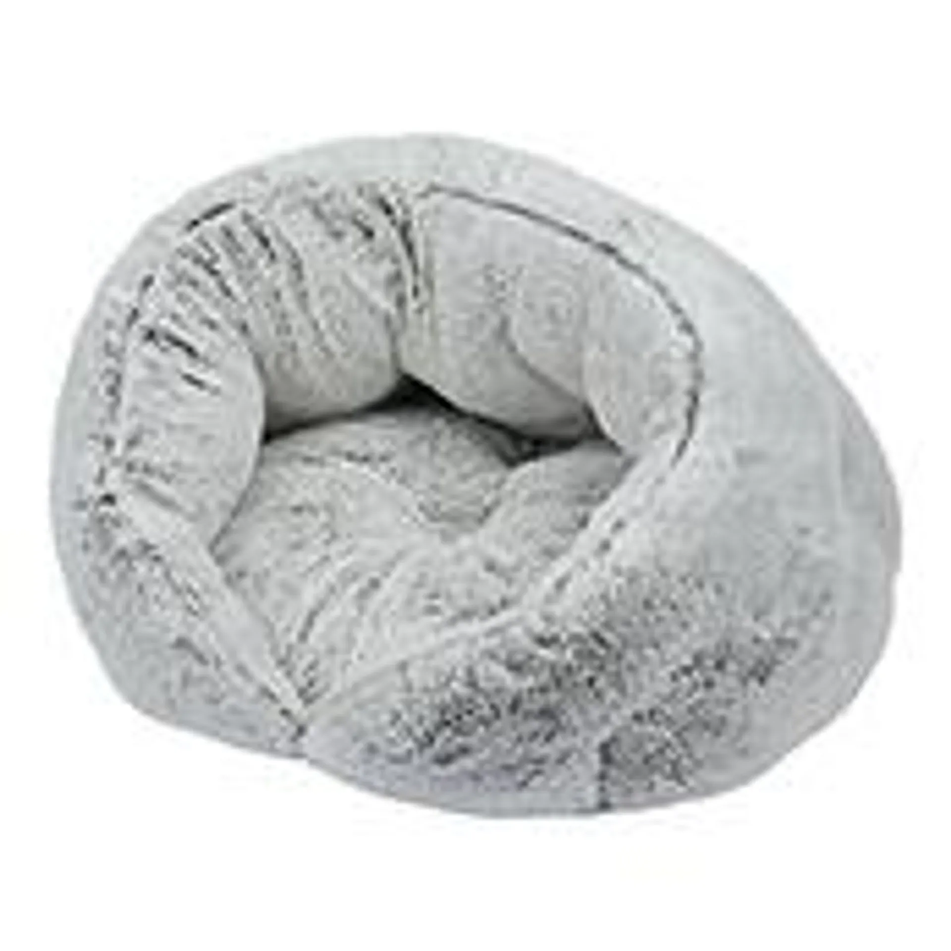 Pets at Home Plush Cuddle Cat Bed Grey