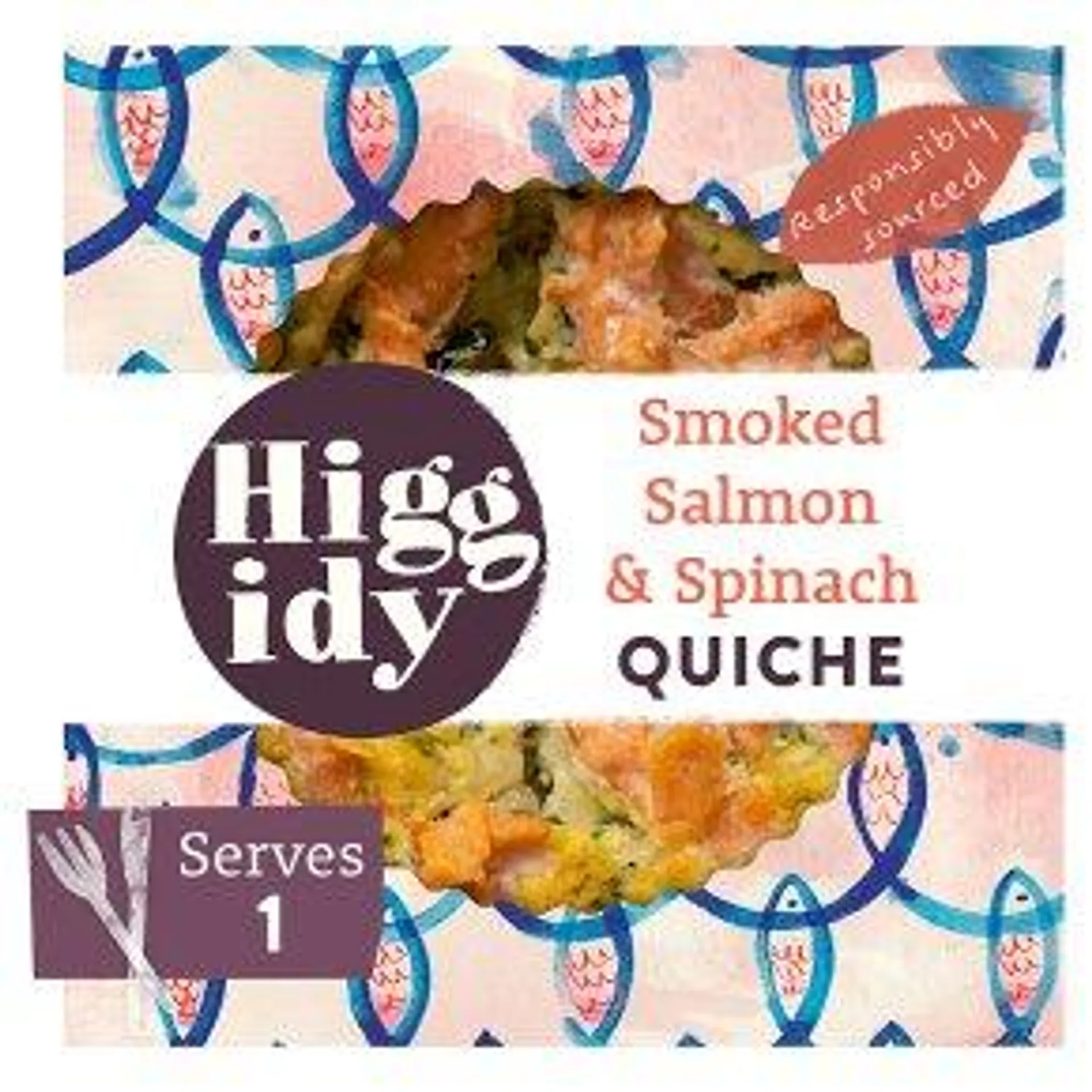 Higgidy Smoked Salmon & Spinach Quiche