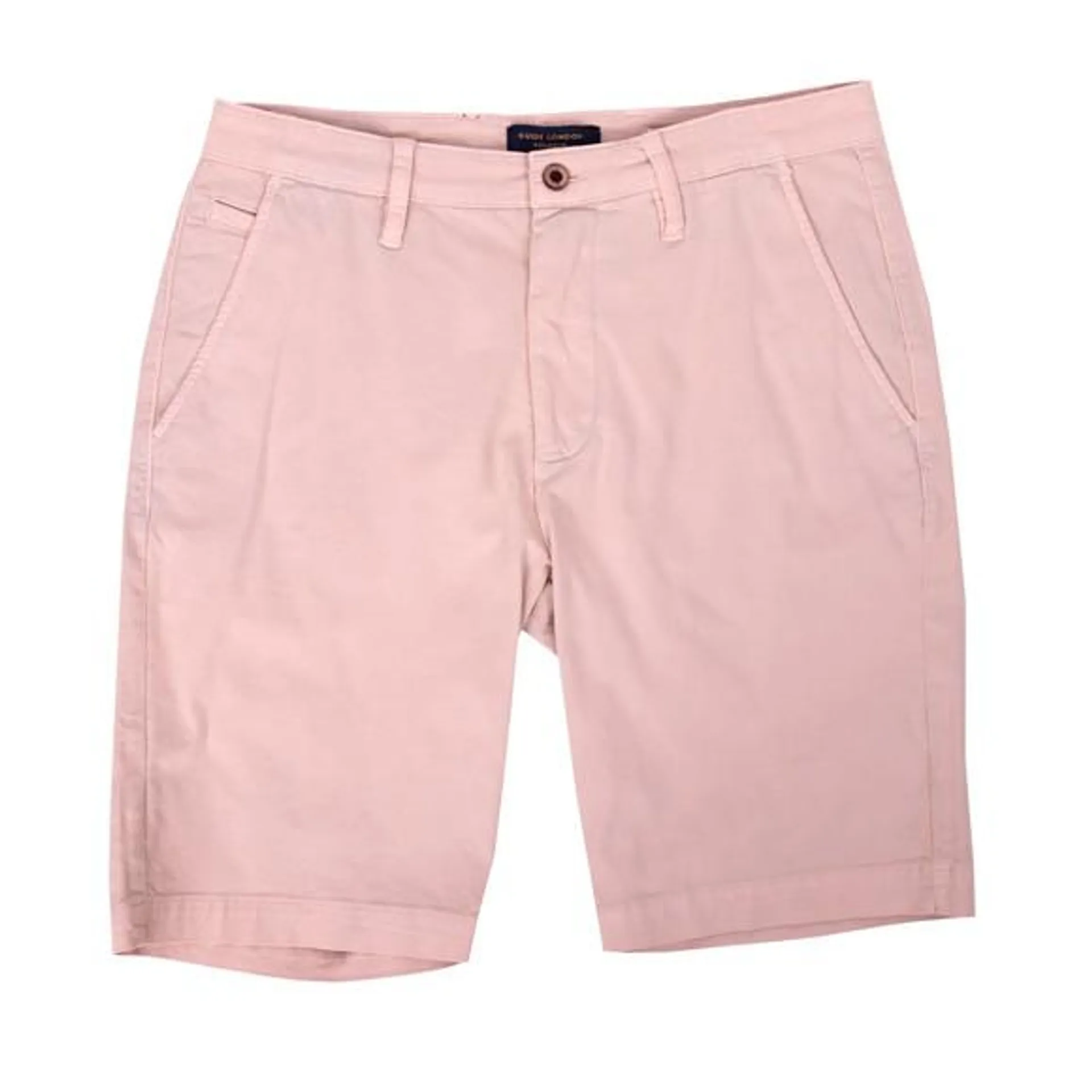 Mens Pink Chino Shorts