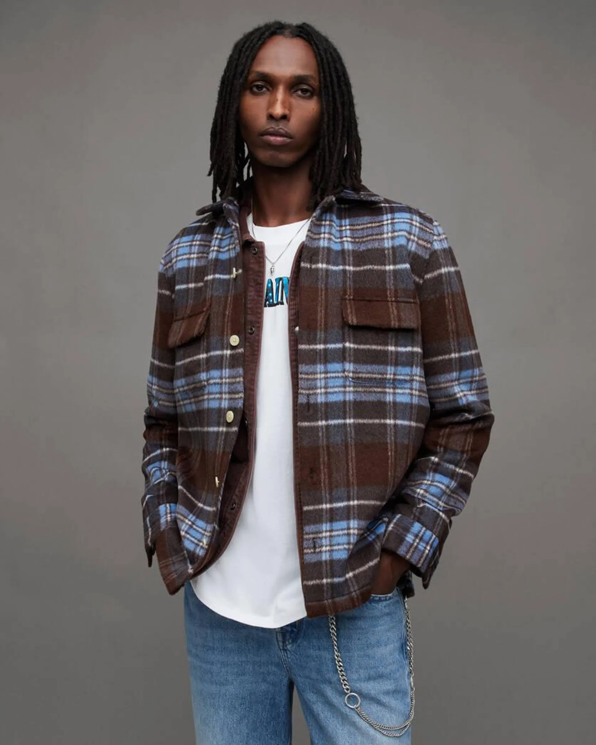Triton Recycled Checked Overshirt