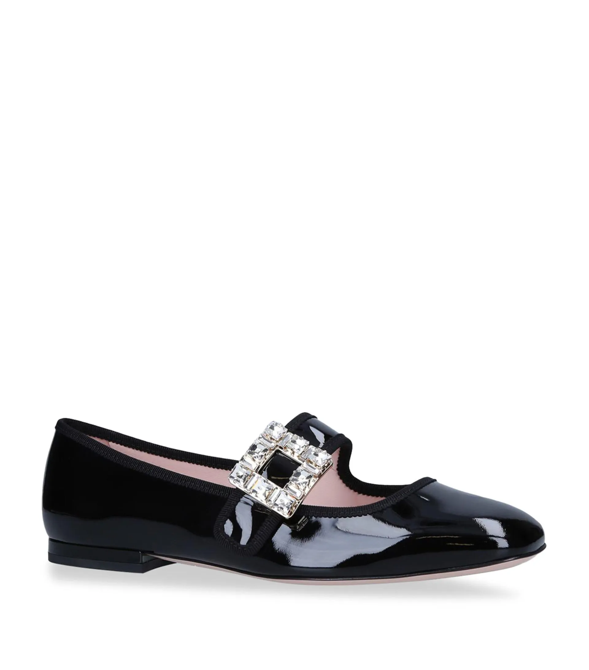 Patent Embellished Flats