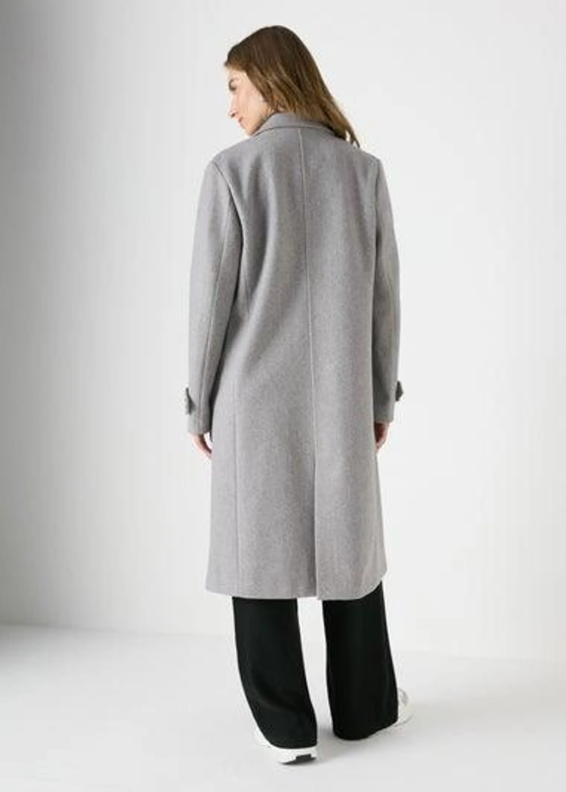 Grey Marl Coat