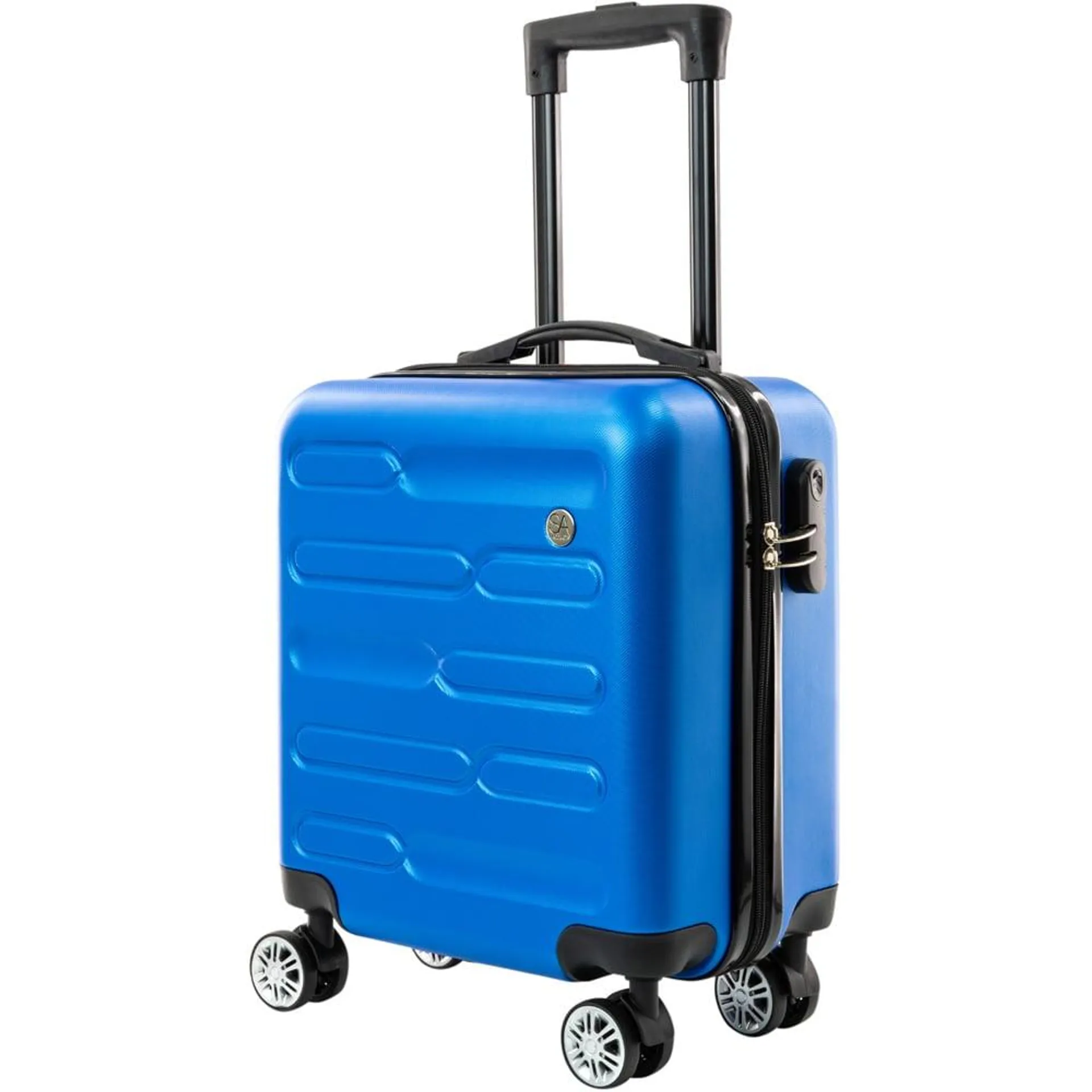 SA Products Blue Carry On Cabin Suitcase 45cm