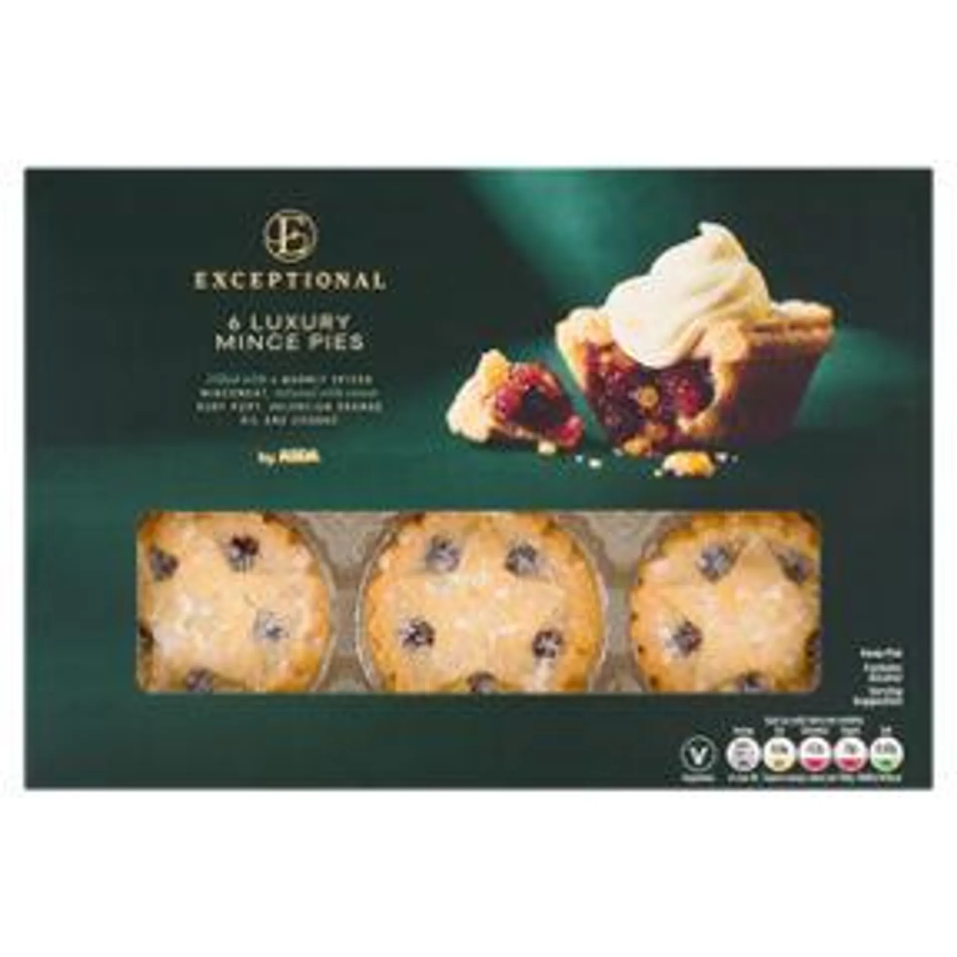 Exceptional by ASDA 6 Luxury Mince Pies