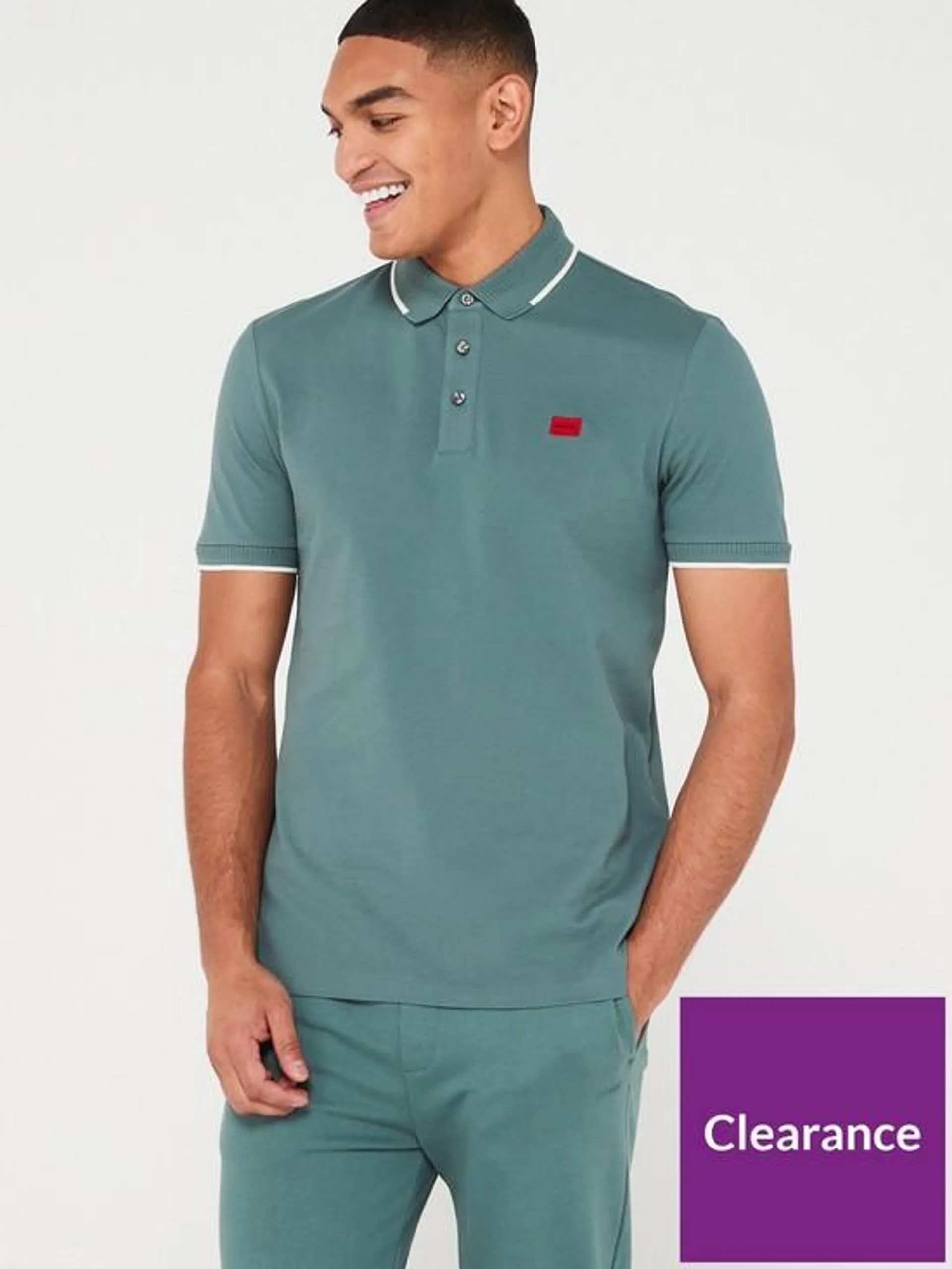 Deresino232 Slim Fit Polo Shirt - Dark Green