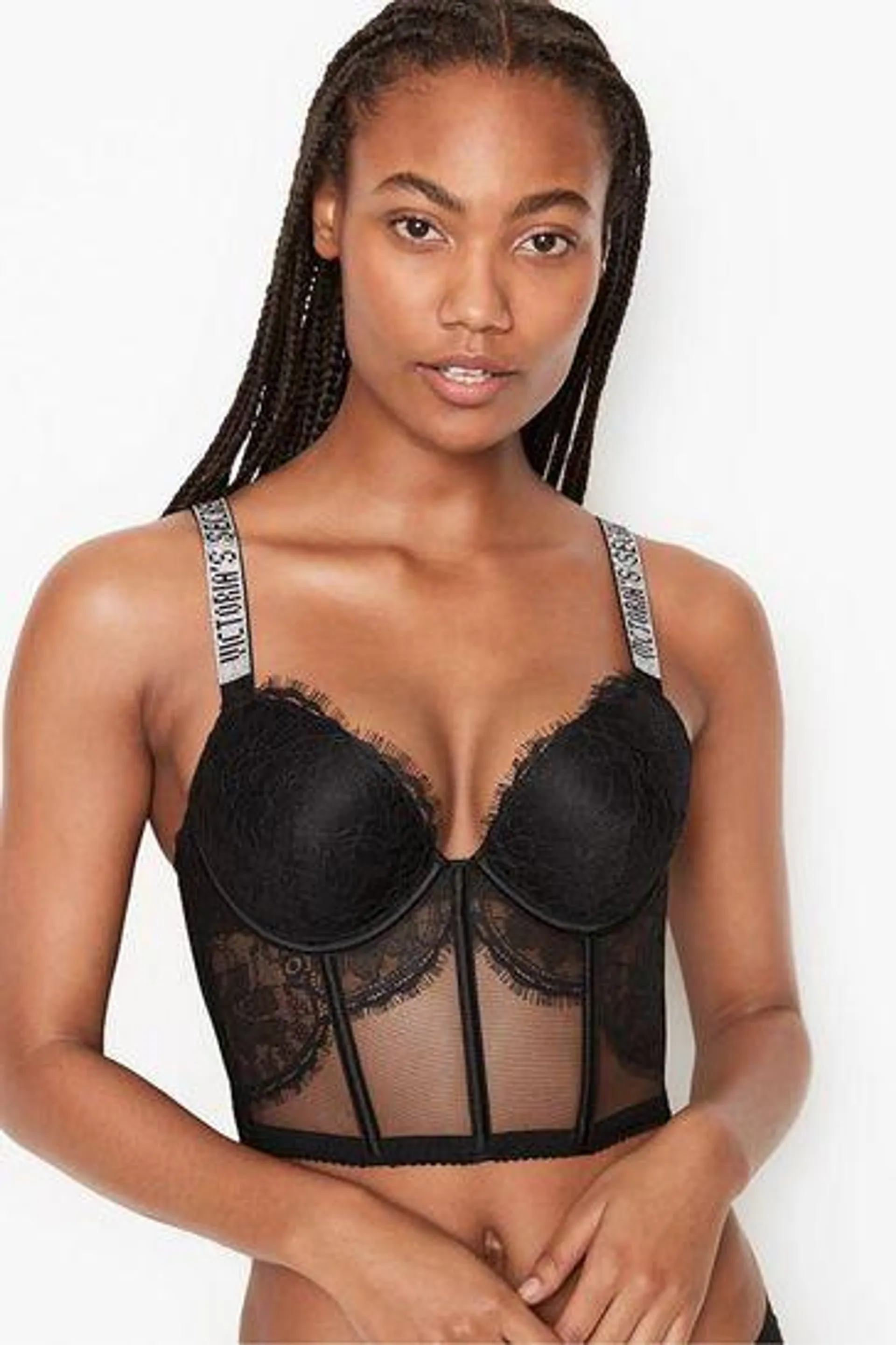 Very Sexy Shine Strap Corset Bra Top