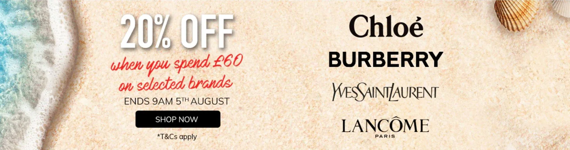 20% Off When You Spend £60 On Selected Brands - 1