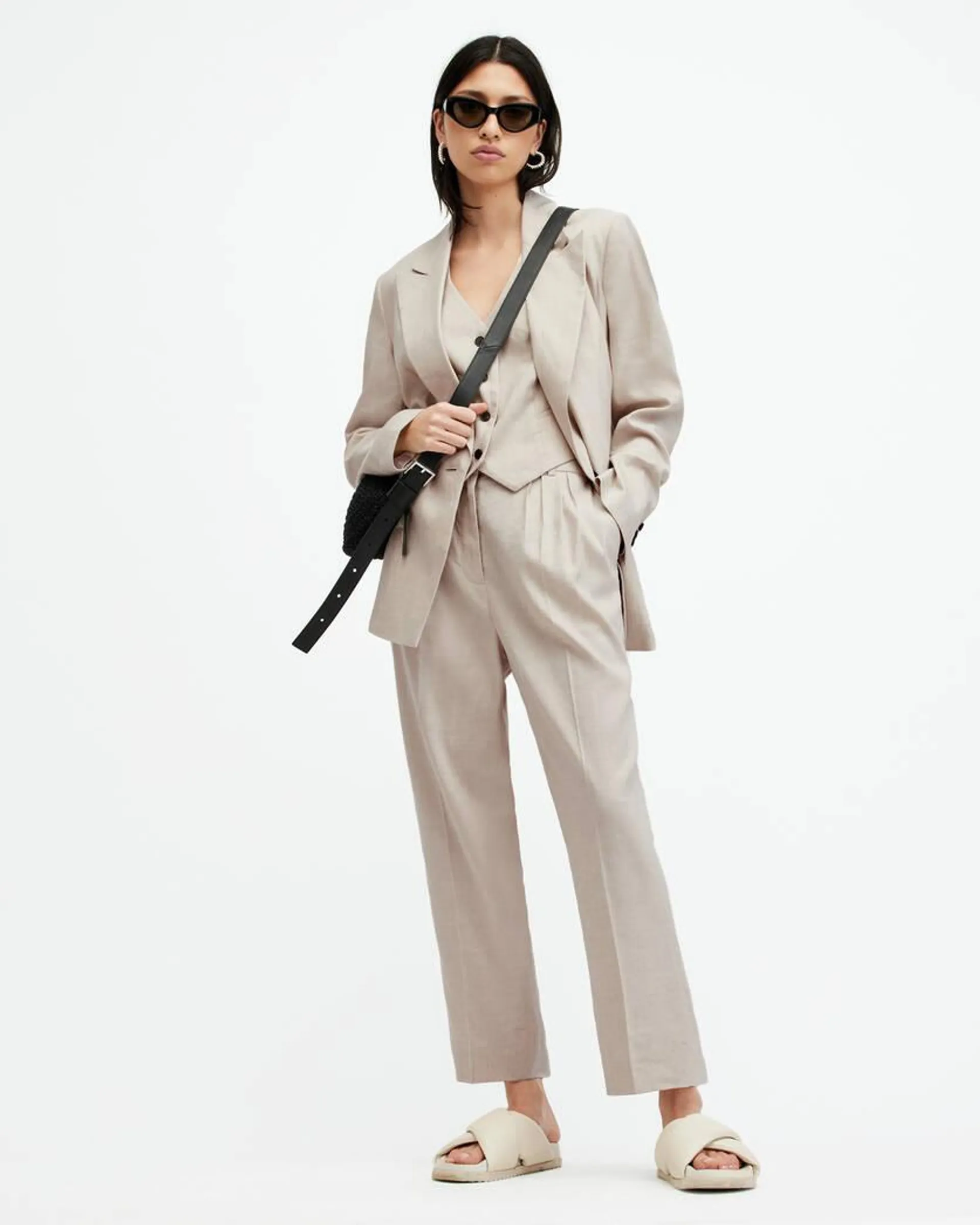 Whitney Linen Blend Suit