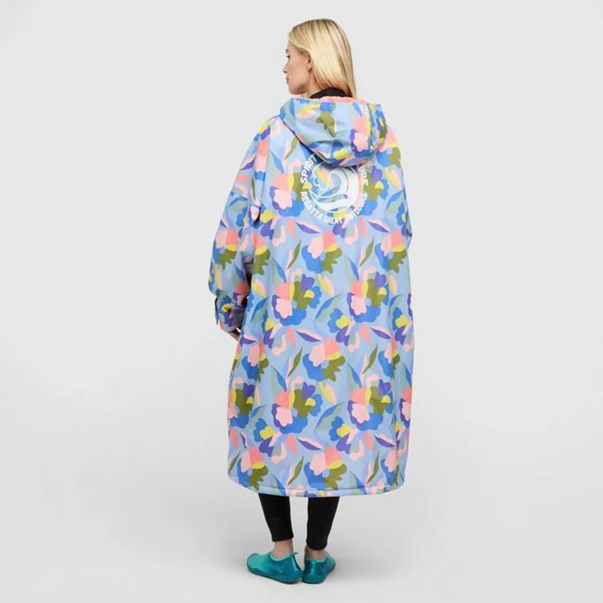 Adults Waterproof Robe Abstract Floral Print