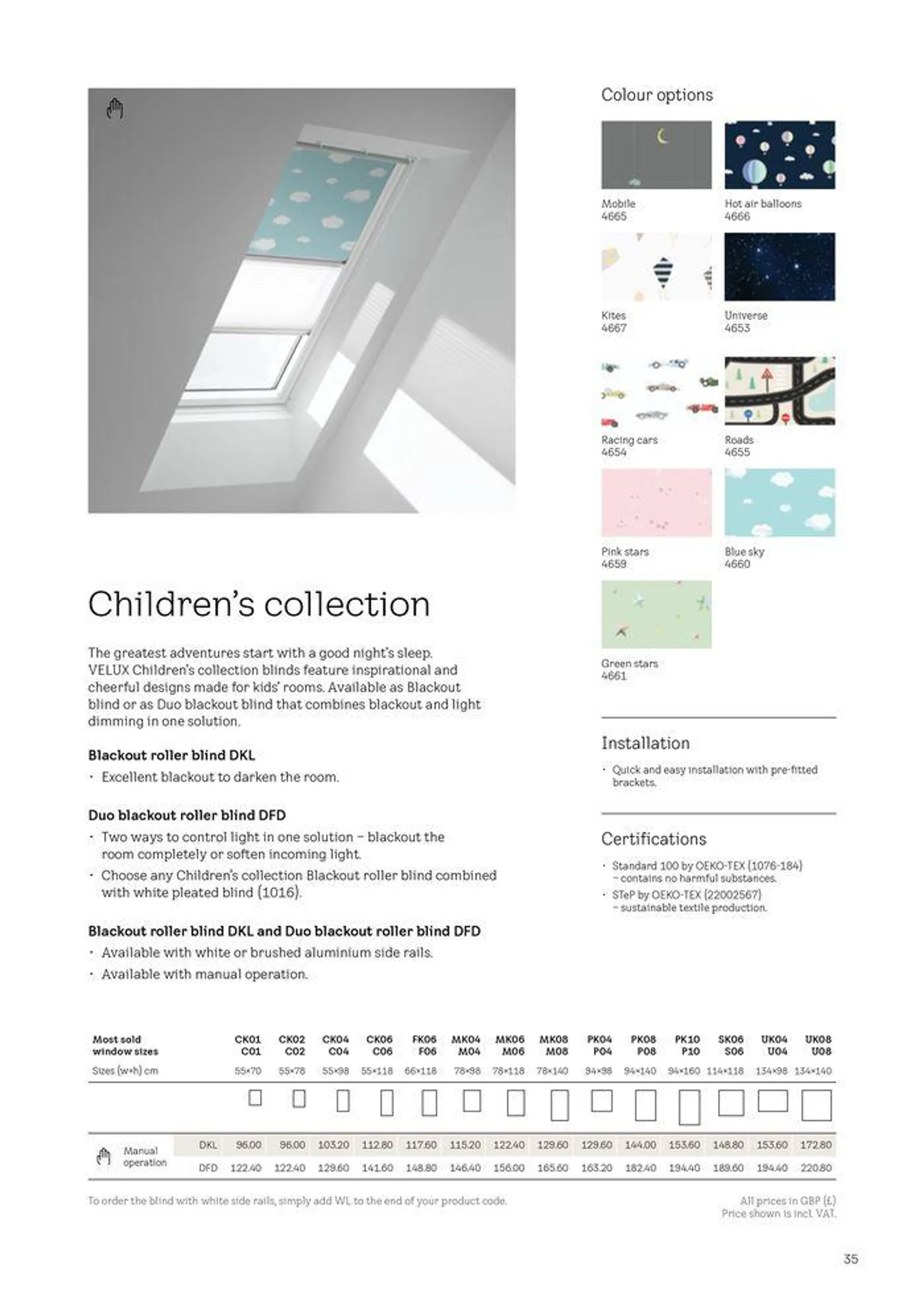 Blinds and Shutters 2024 from 2 April to 31 December 2024 - Catalogue Page 35