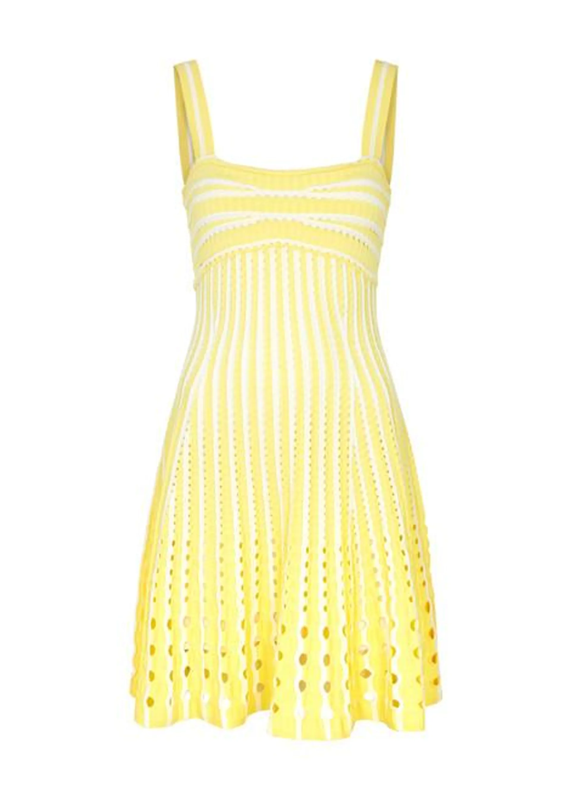 Franklin open-knit mini dress