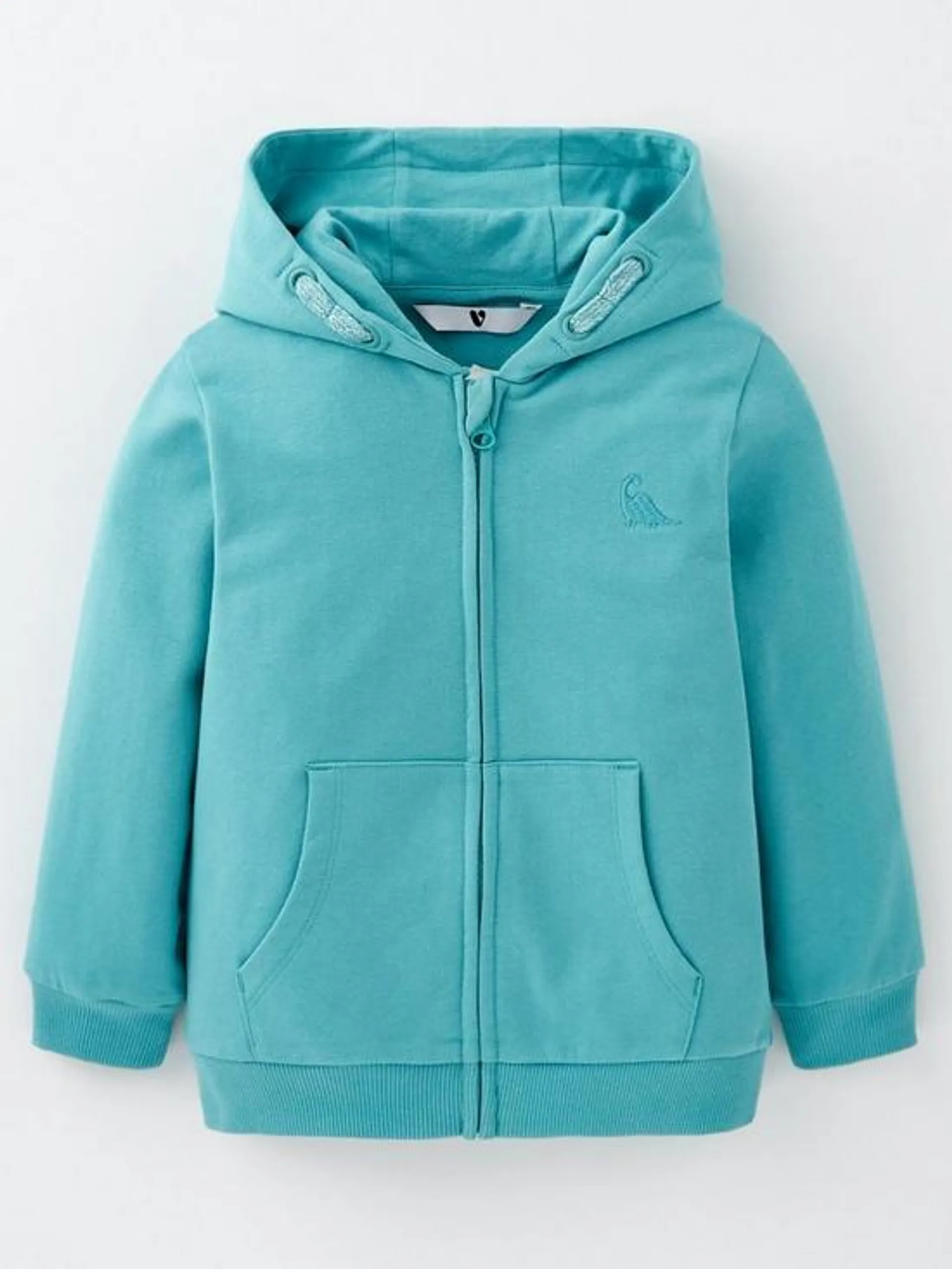 Boys Cotton Rich Essentials Hoodie - Teal