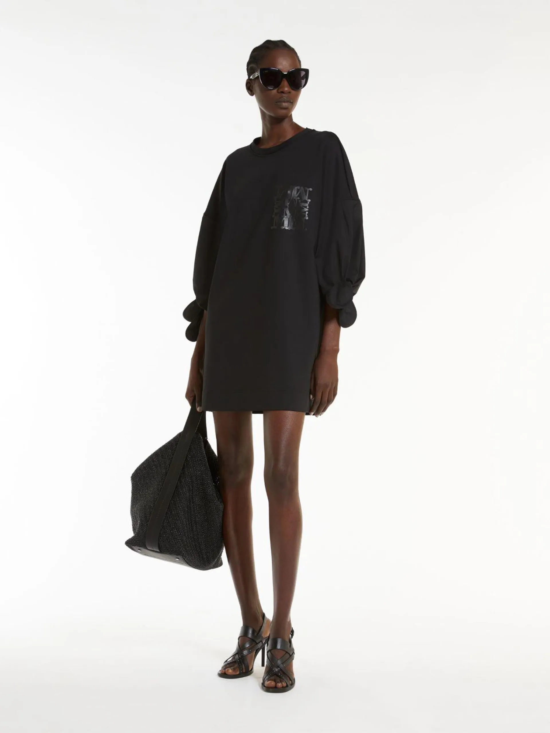 Poplin t-shirt dress