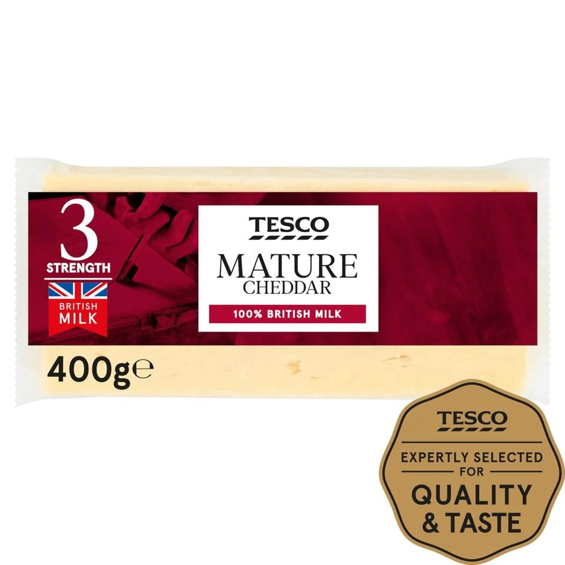 Tesco Mature Cheddar 400G