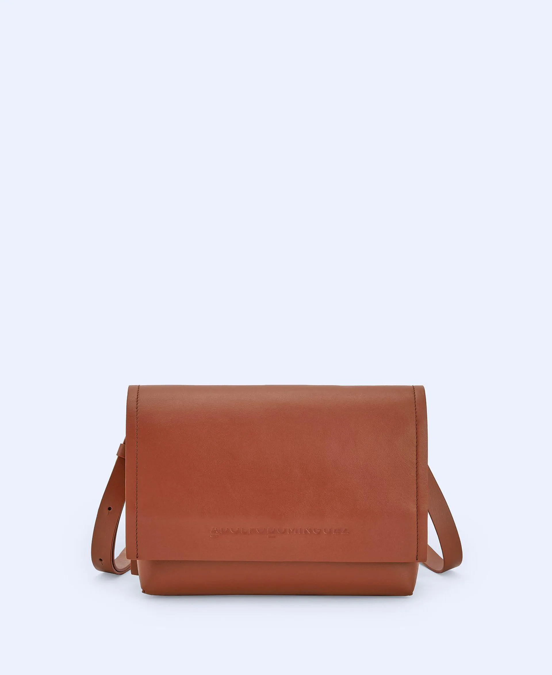 Made in Spain leather baguette bag
