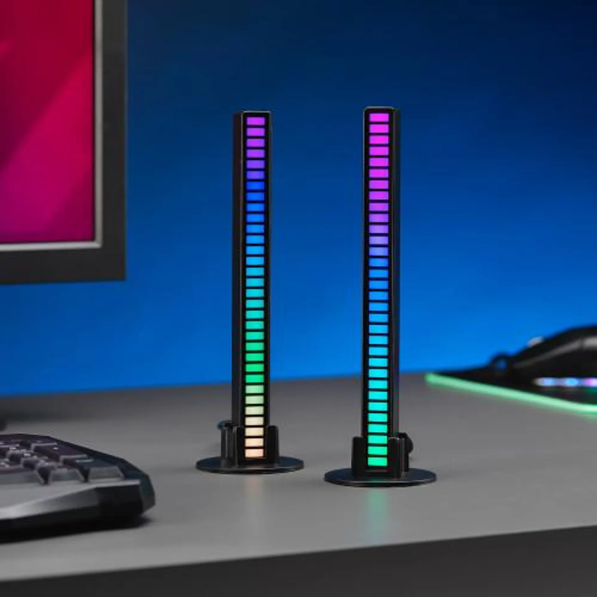 Twin Pack Sound Reactive Light Bars by RED5 Gaming