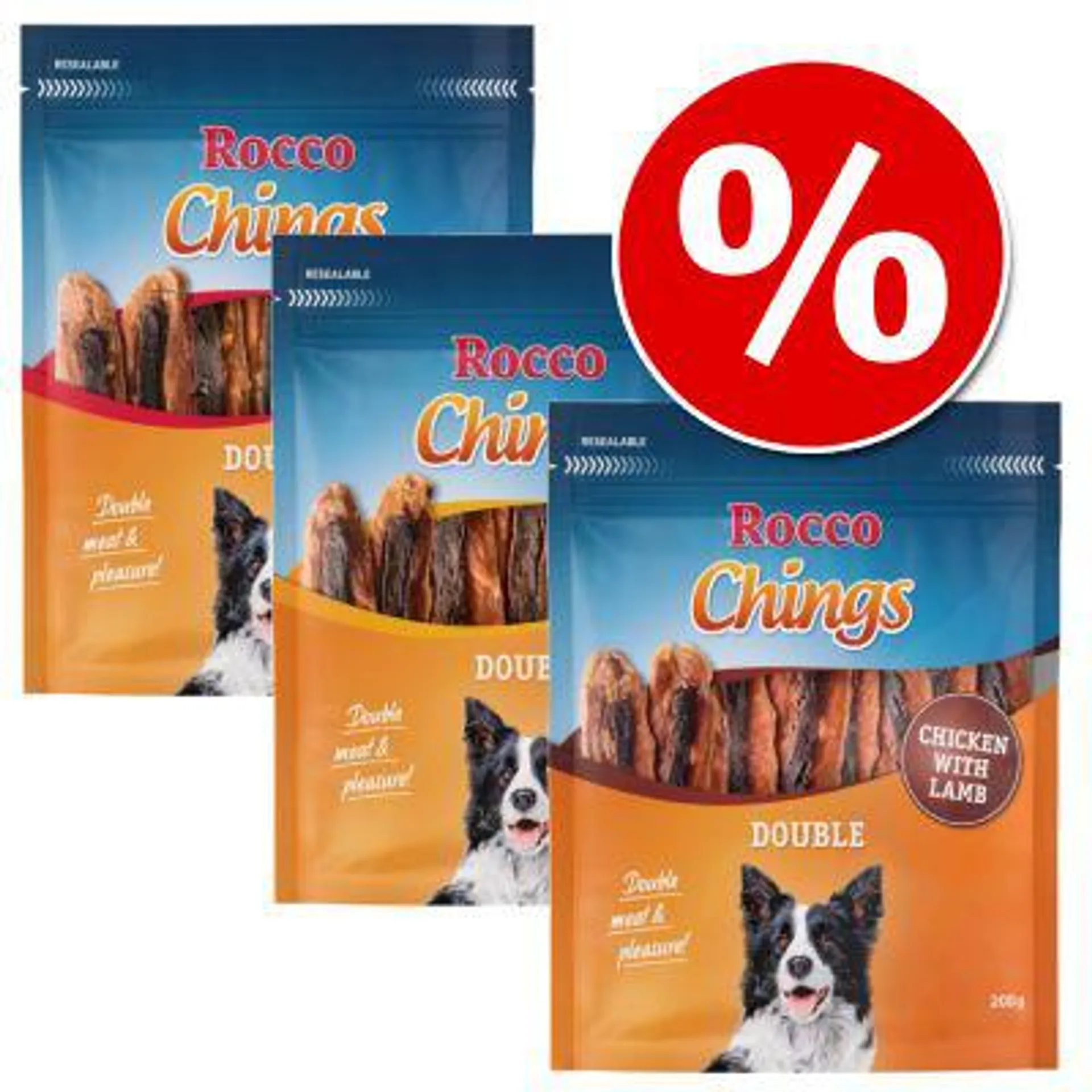 3 x 200g Rocco Chings Double Mixed Trial Pack - Special Price!*